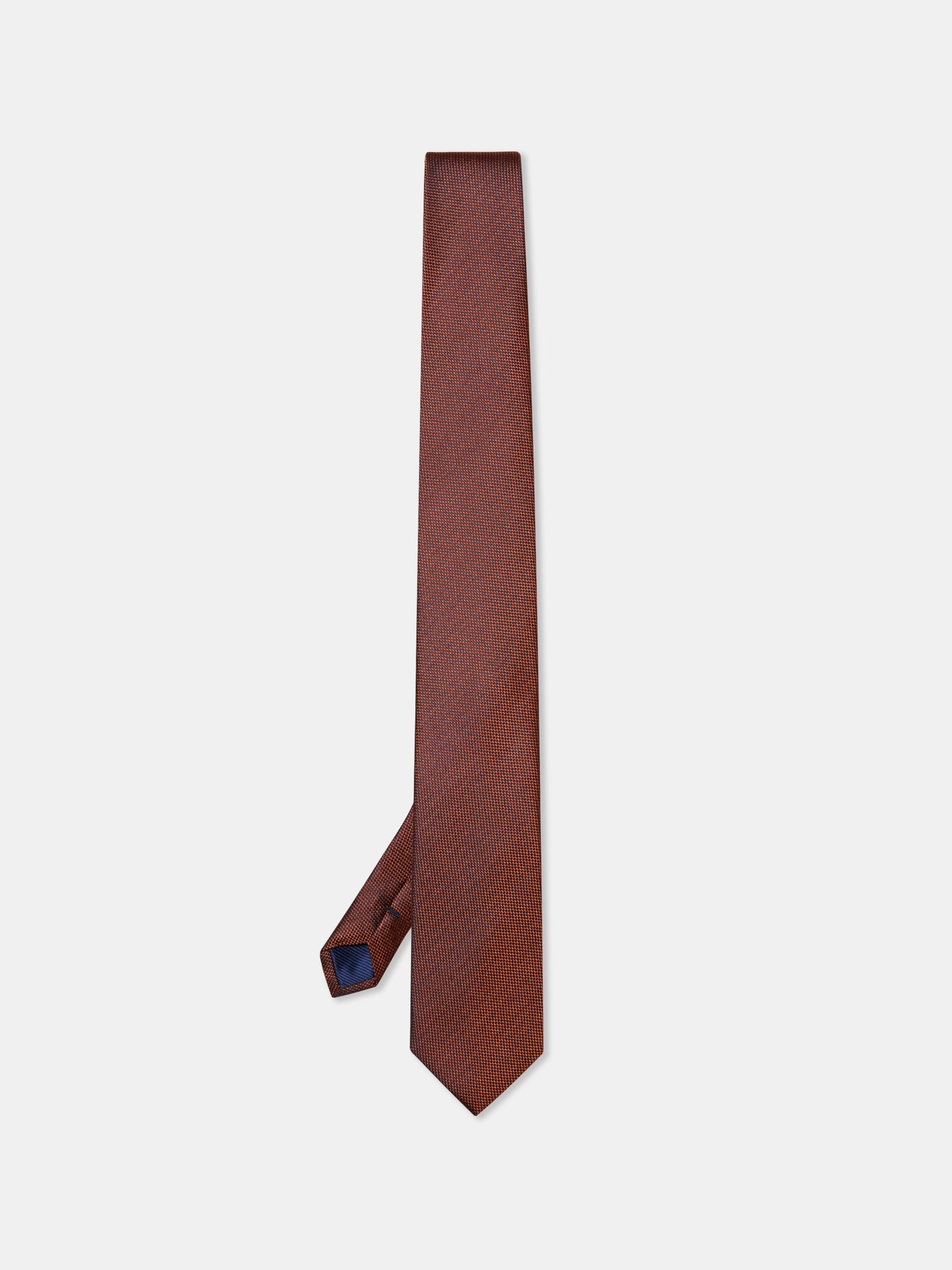Checkered Pattern Tie 100% Silk 7,5cm - Image 5