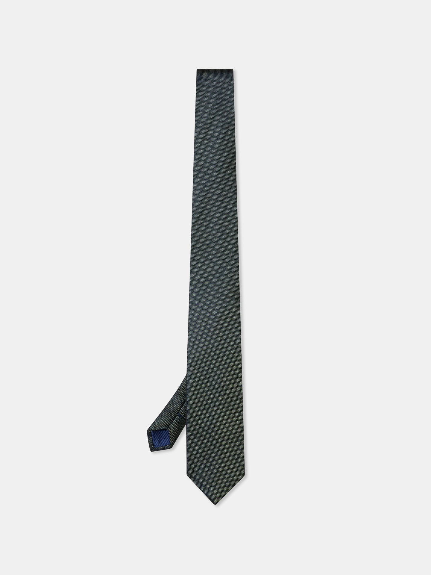 Checkered Pattern Tie 100% Silk 7,5cm - Image 9