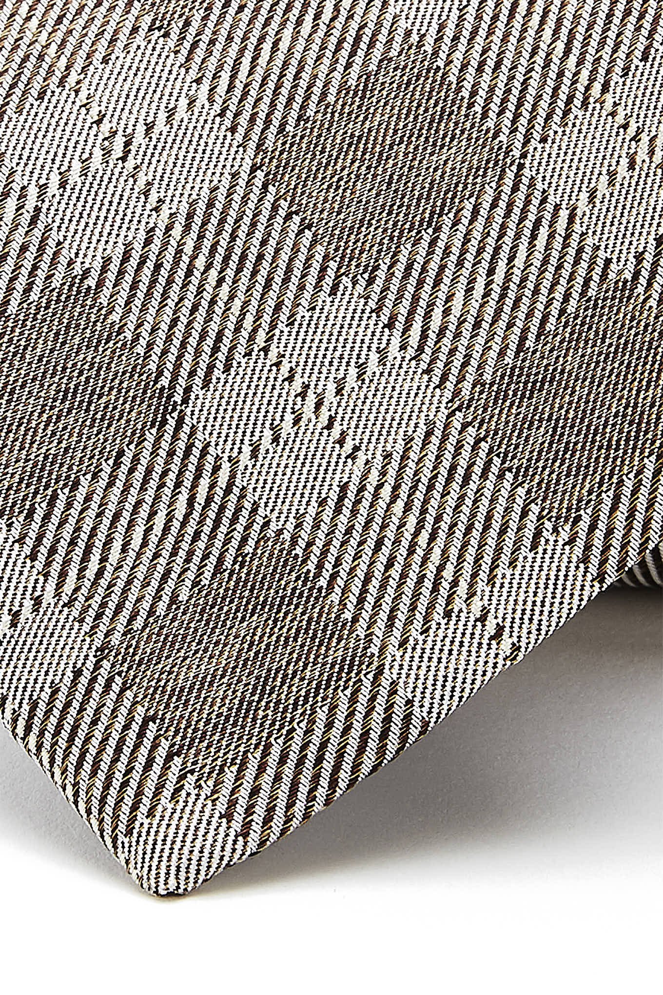 Checkered Pattern Tie 100% Silk 8cm - Image 4