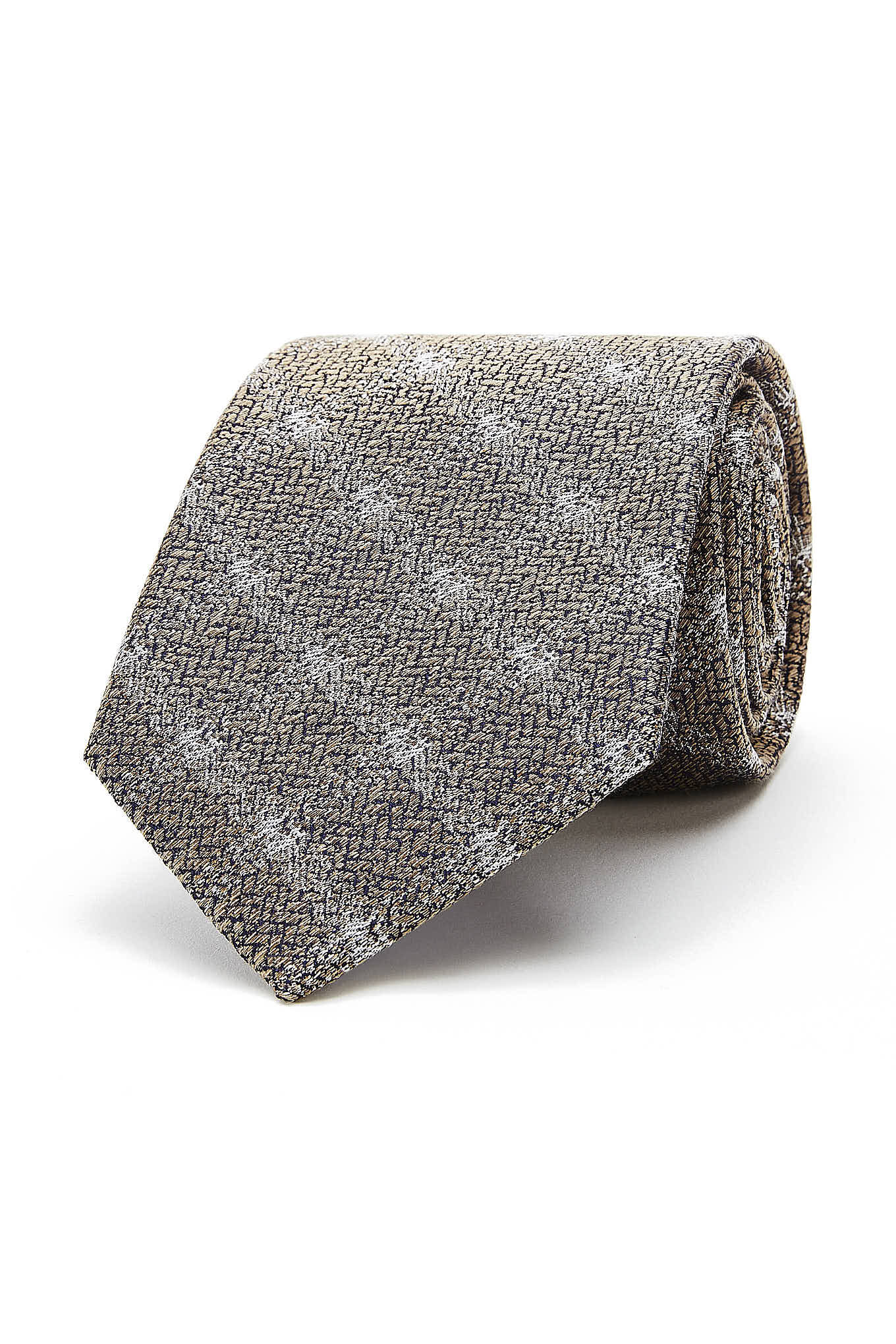 Checkered Pattern Tie 100% Silk 8cm - Image 5