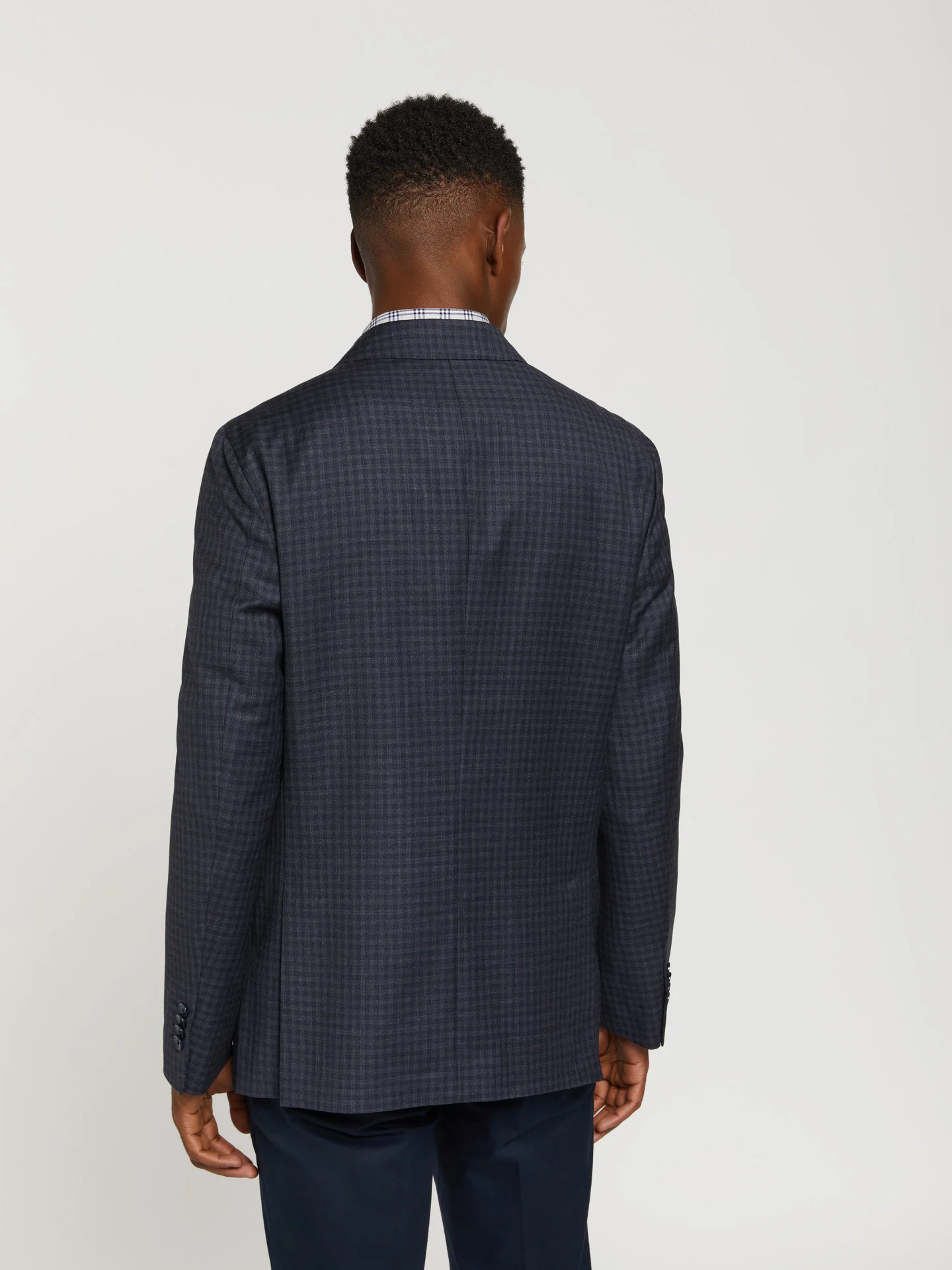 Checks wool blazer - Image 3