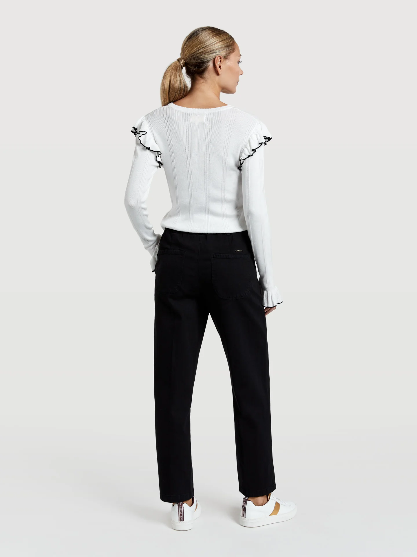Chino trousers with back patch pockets - Image 6
