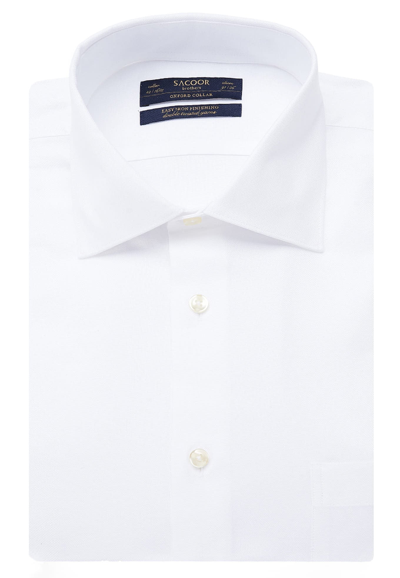 Classic shirt in plain fabric