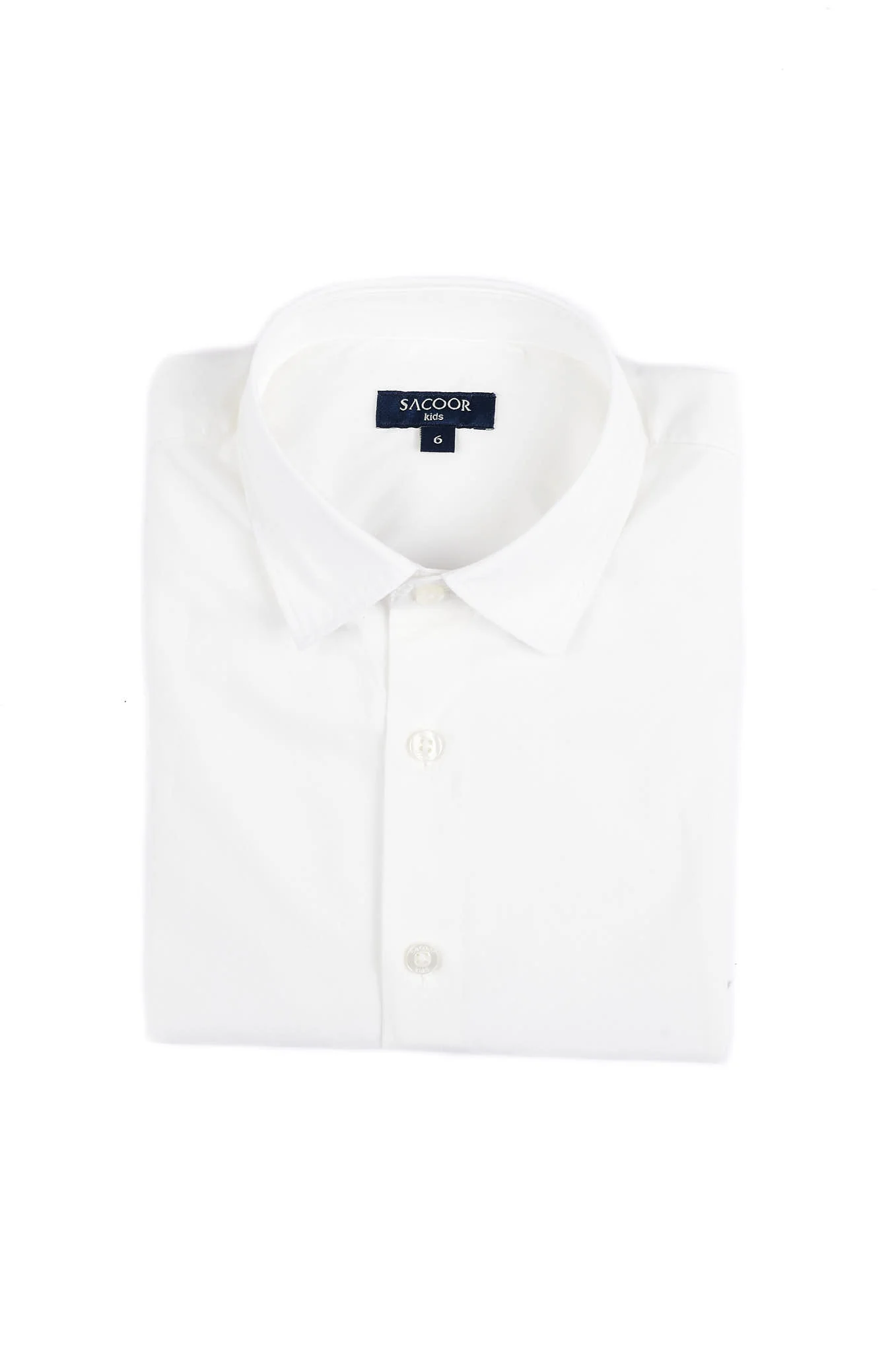 Classic Shirt with Semi-Spread Collar