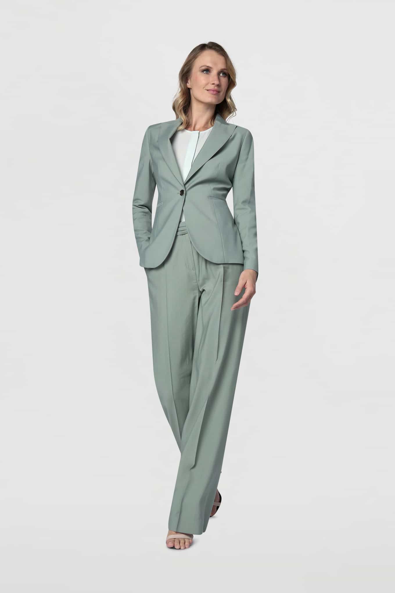 Classic Slim Fit Women's Blazer - Image 2
