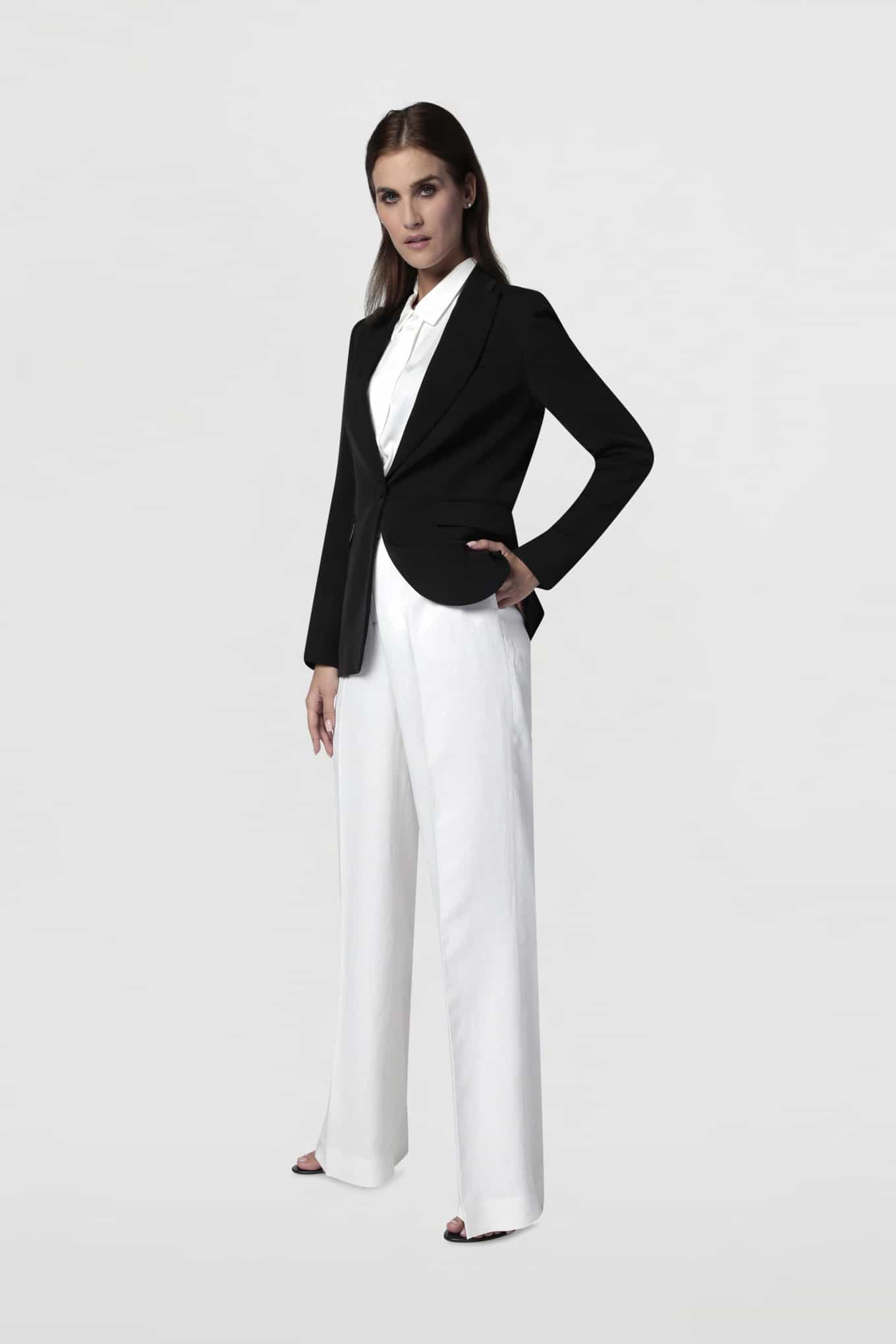 Classic Slim Fit Women's Blazer - Image 3