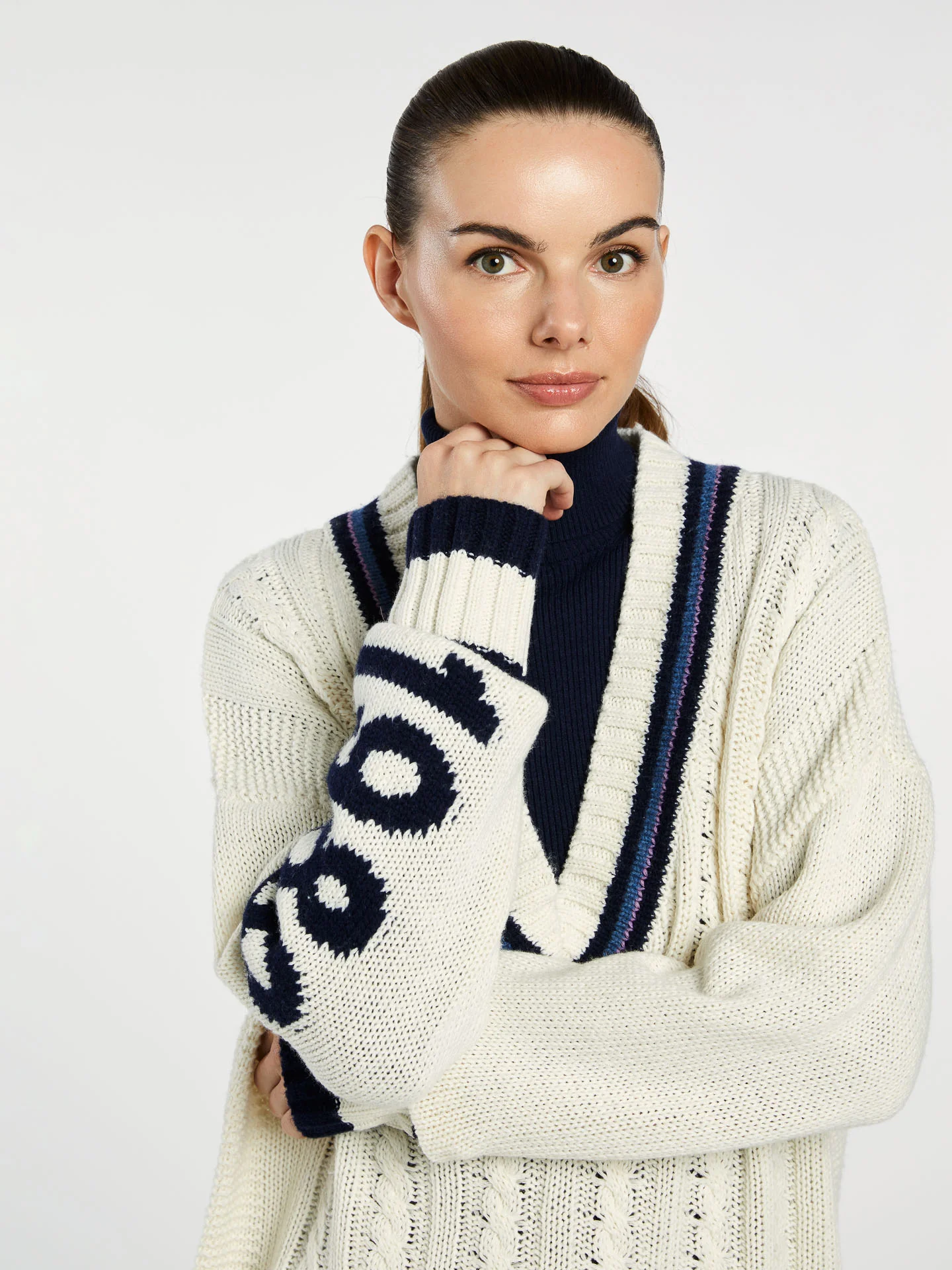 Classic V-Neck Sweater - Image 4