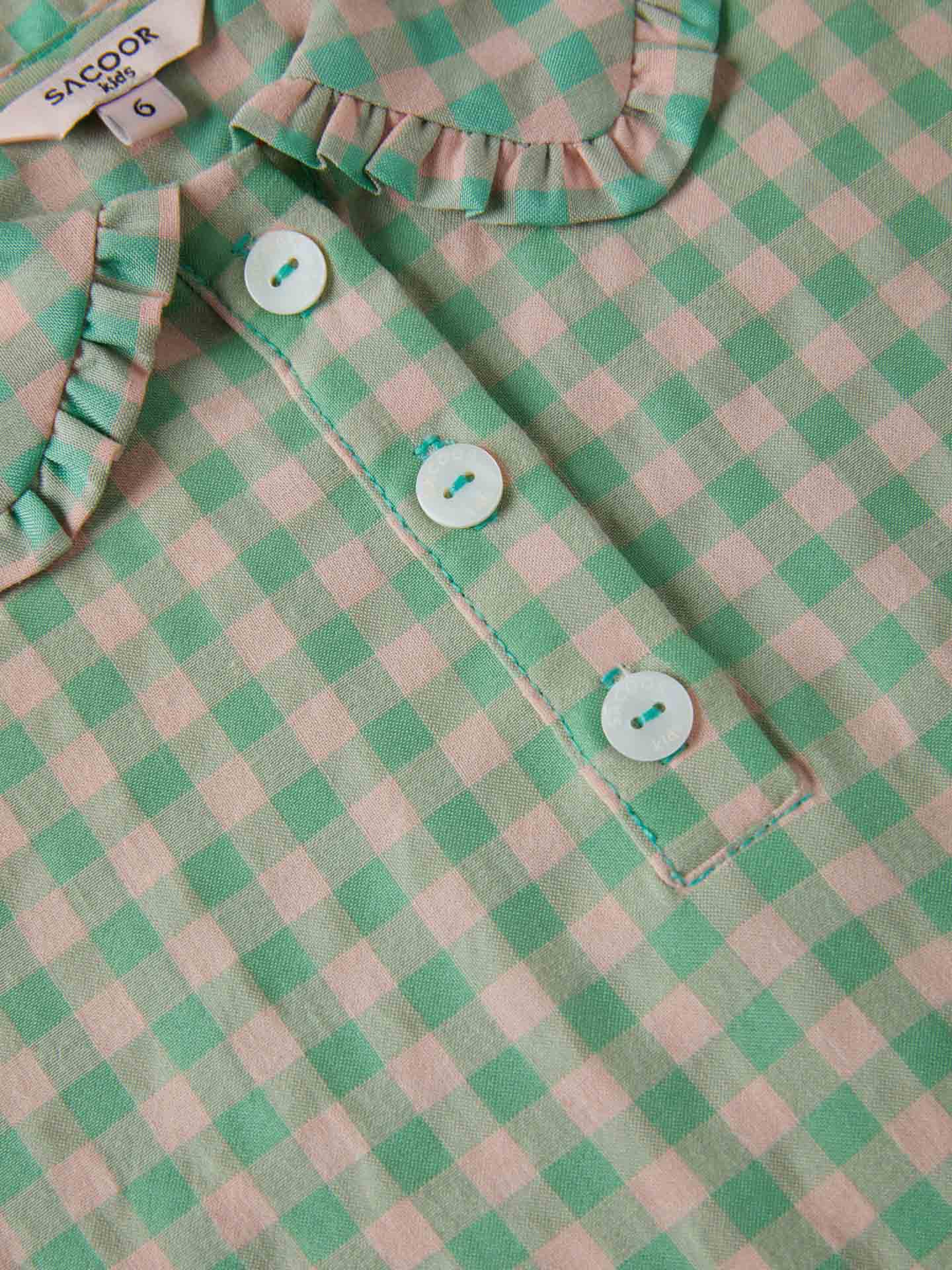 Collar Frill Picnic Blouse - Image 4