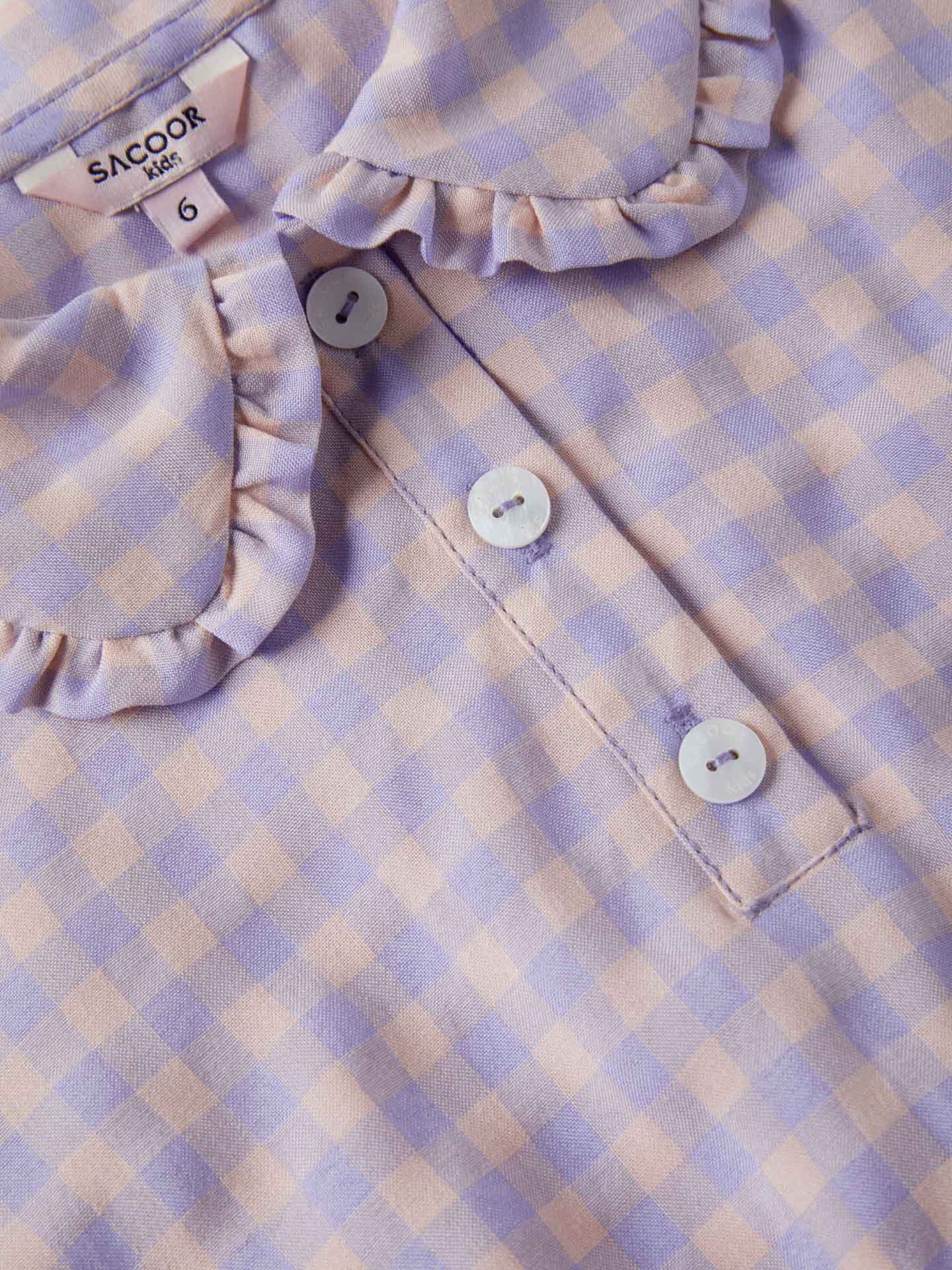 Collar Frill Picnic Dress - Image 3