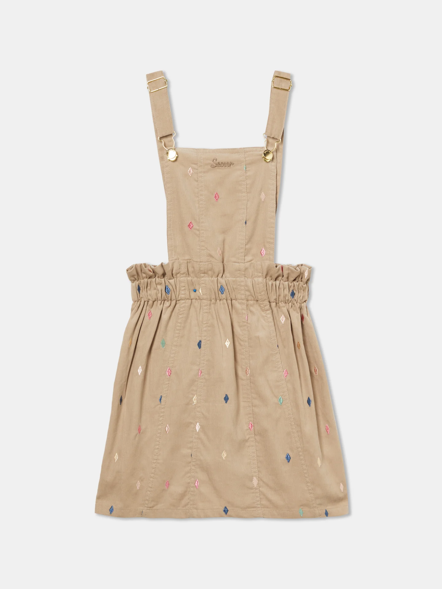 Corduroy Diamond Dungaree