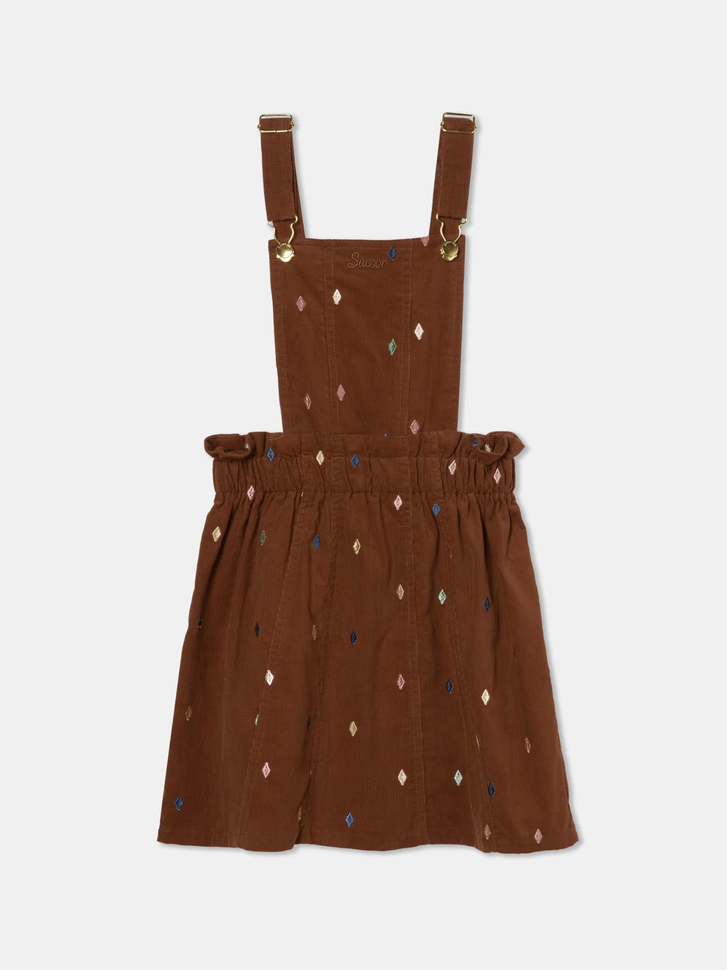 Corduroy Diamond Dungaree - Image 3
