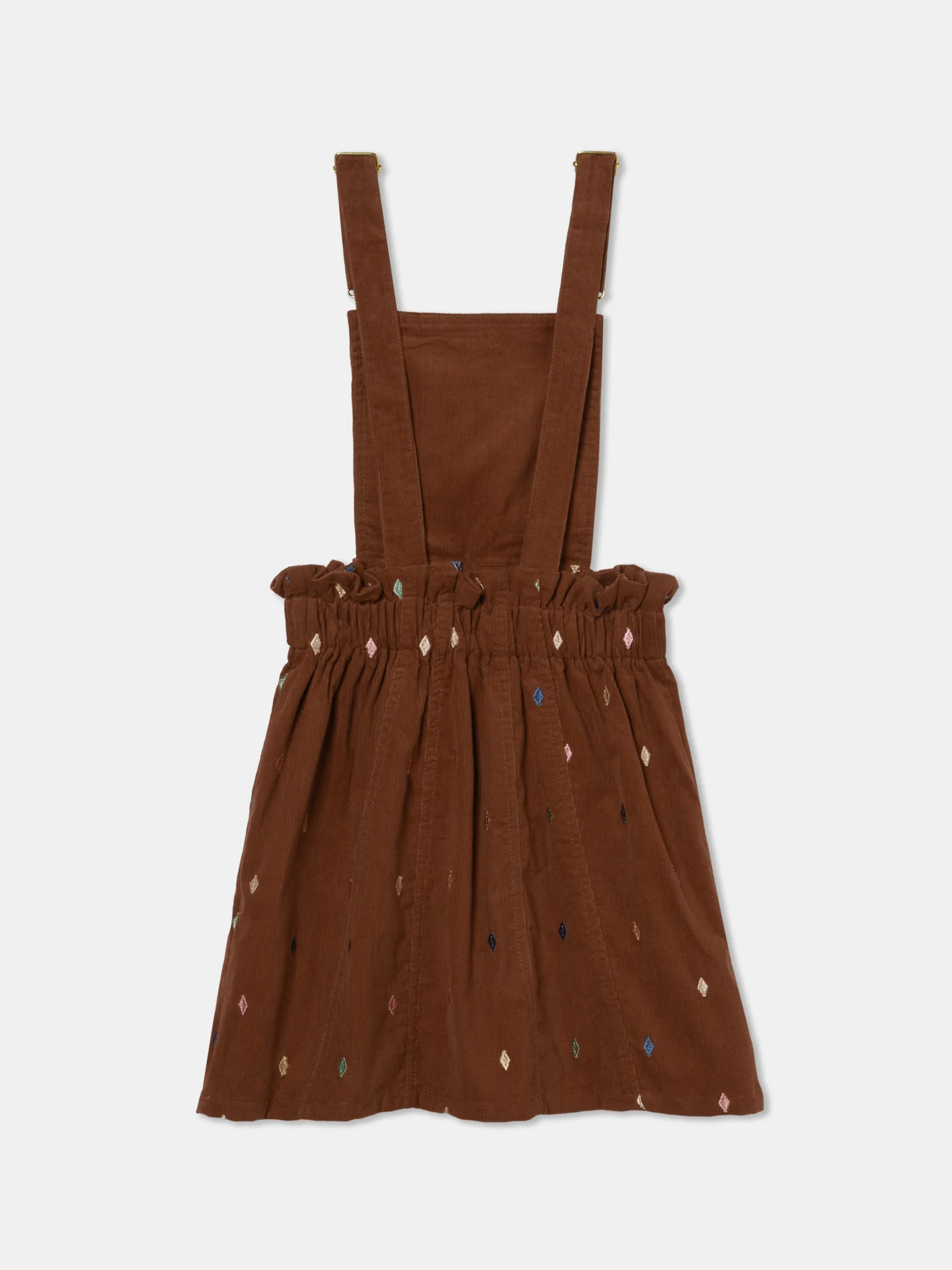Corduroy Diamond Dungaree - Image 4