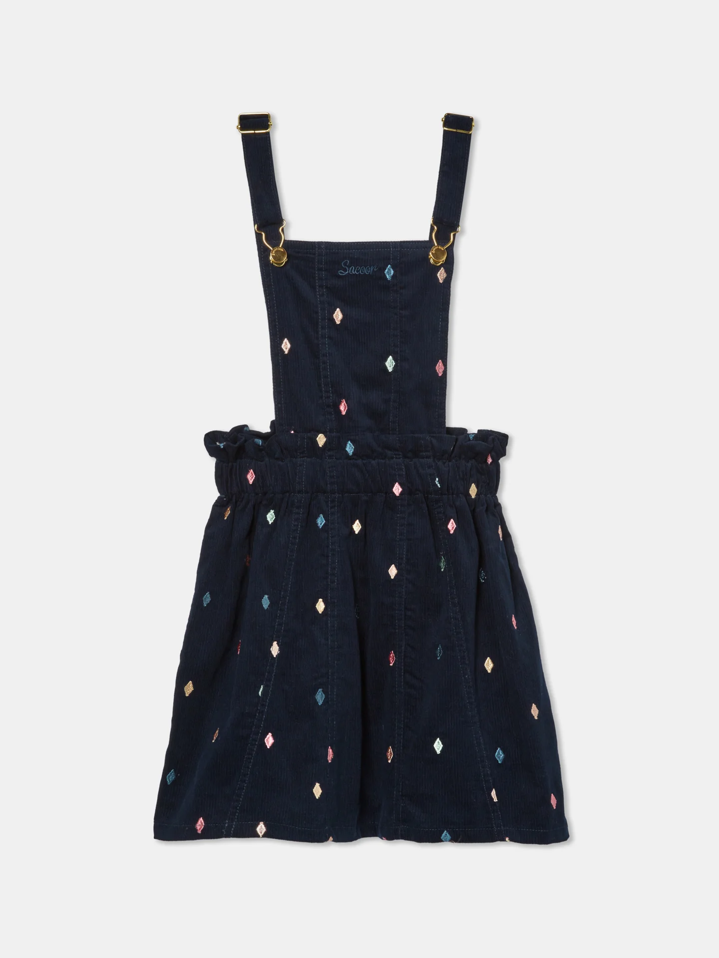 Corduroy Diamond Dungaree - Image 5