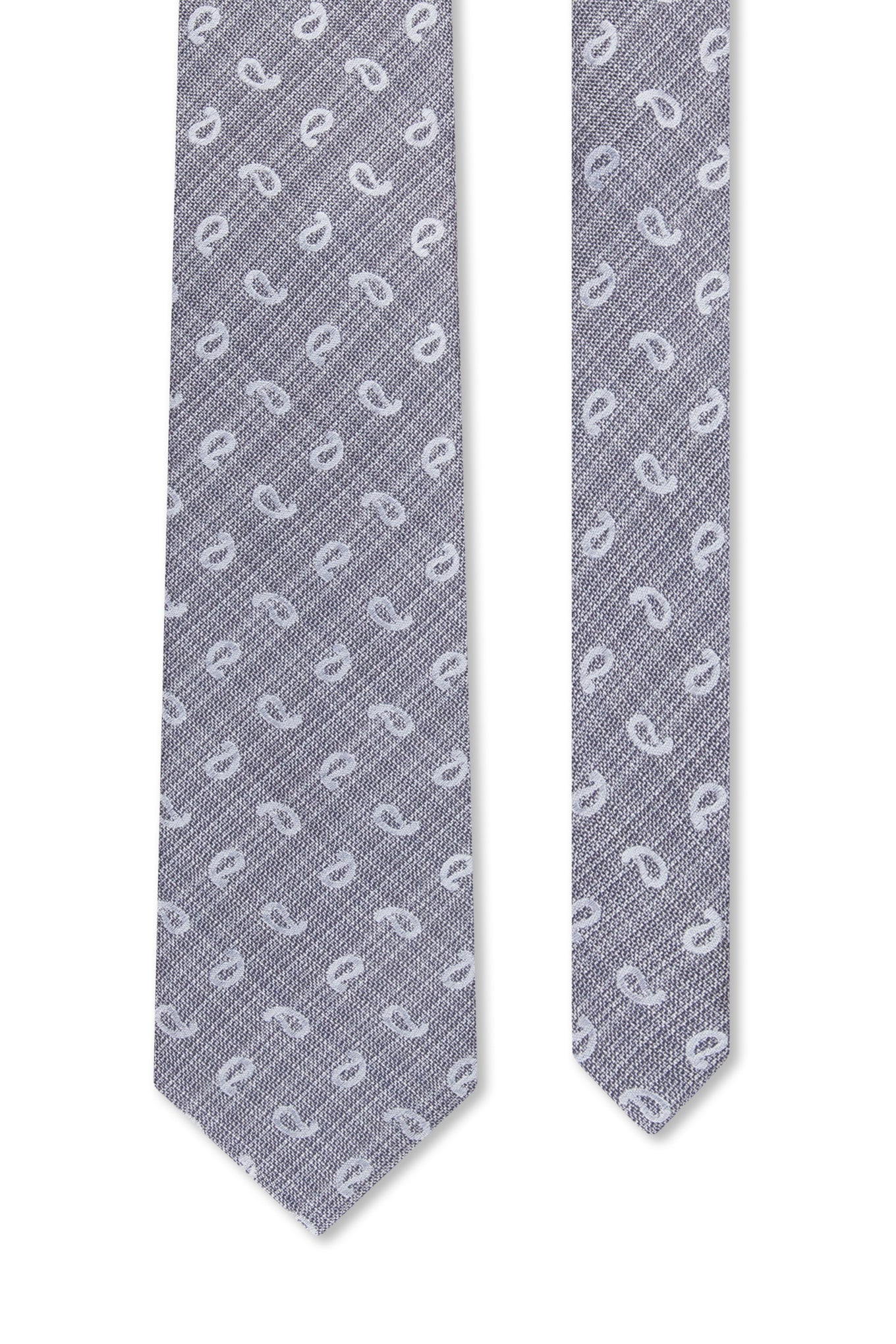 Cornucopia Pattern Tie 100% Silk 7,5cm - Image 3