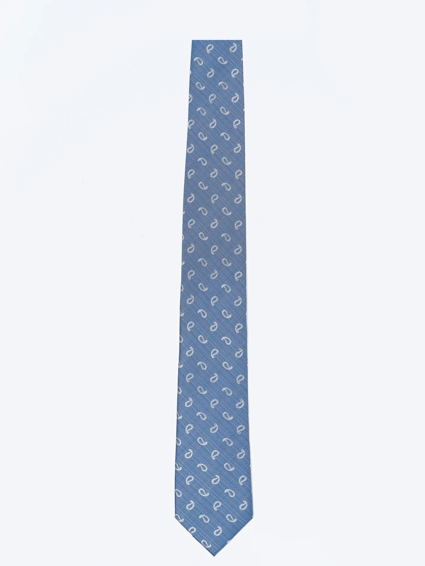 Cornucopia Pattern Tie 100% Silk 7,5cm - Image 4