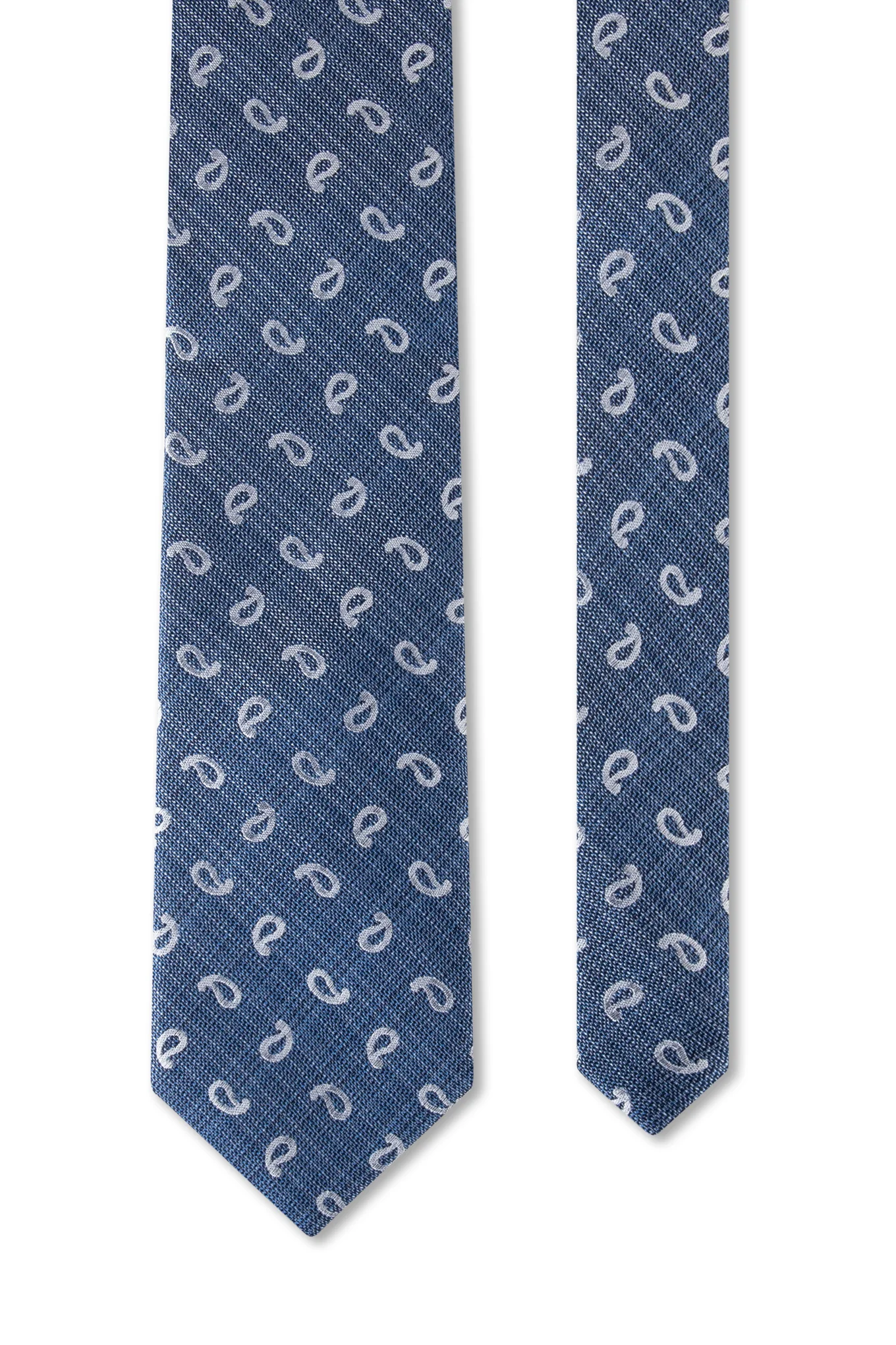 Cornucopia Pattern Tie 100% Silk 7,5cm - Image 9