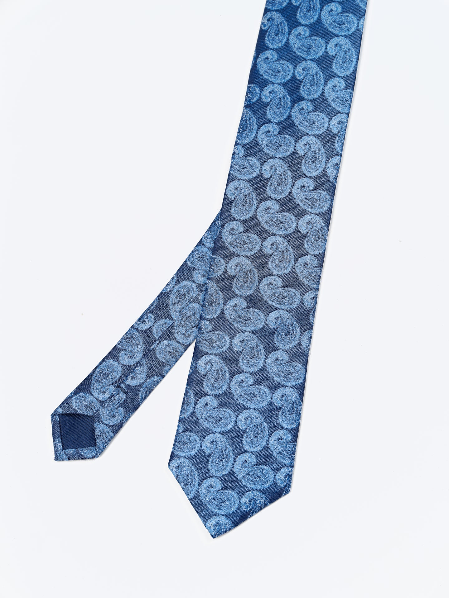 Cornucopia Pattern Tie 100% Silk 7,5cm - Image 2
