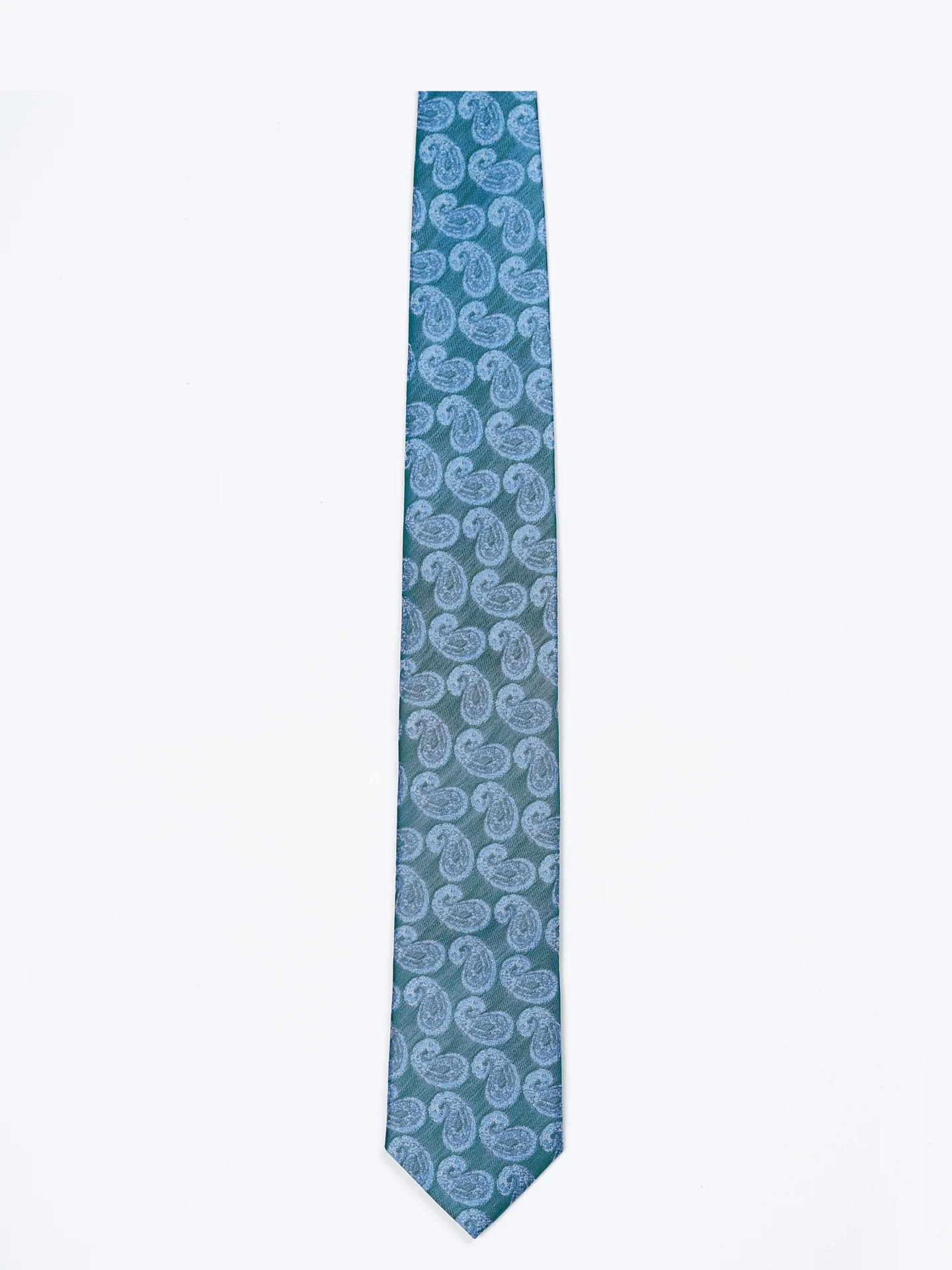 Cornucopia Pattern Tie 100% Silk 7,5cm - Image 4