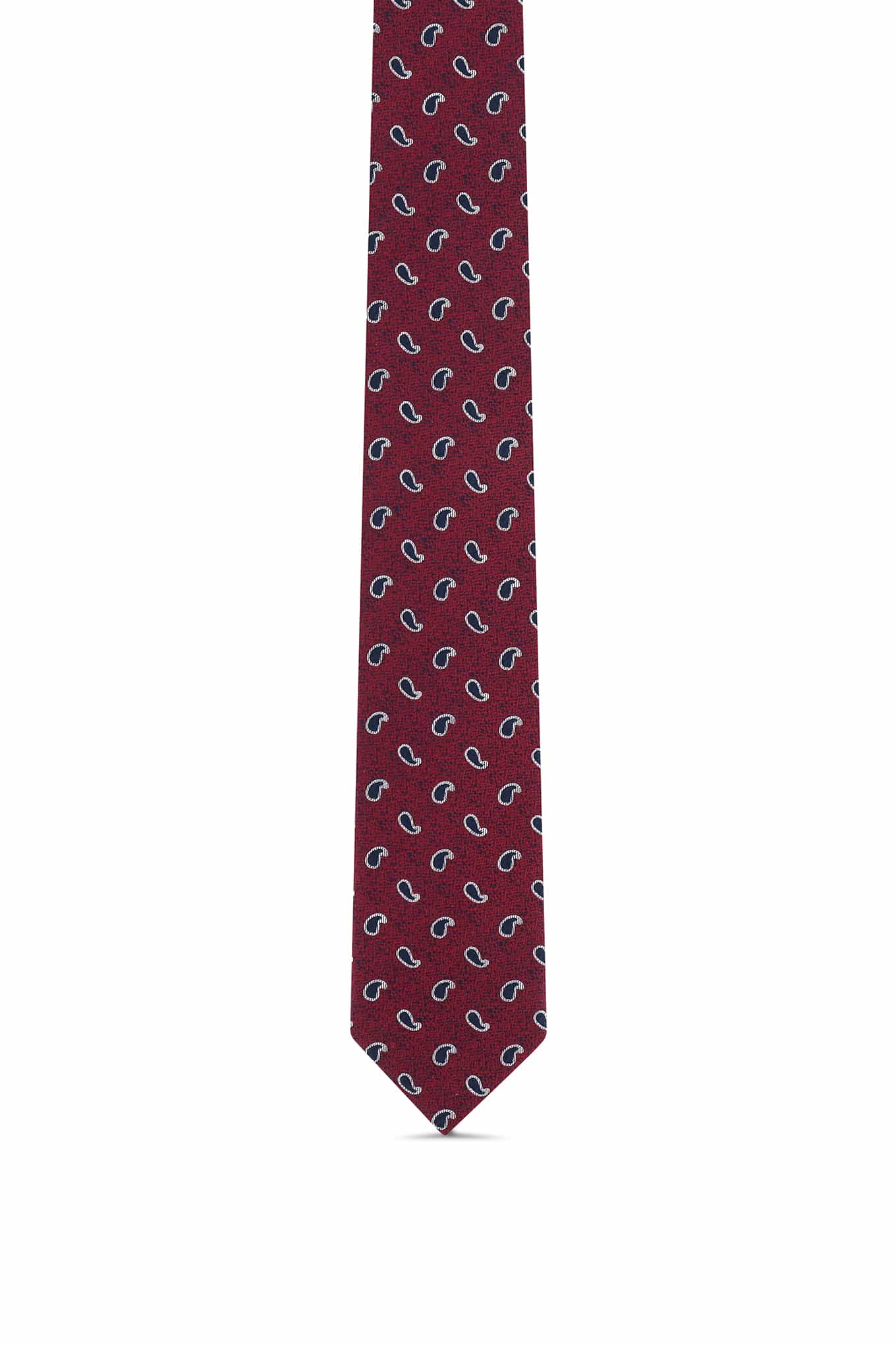 Cornucopia Pattern Tie 100% Silk 7cm - Image 4