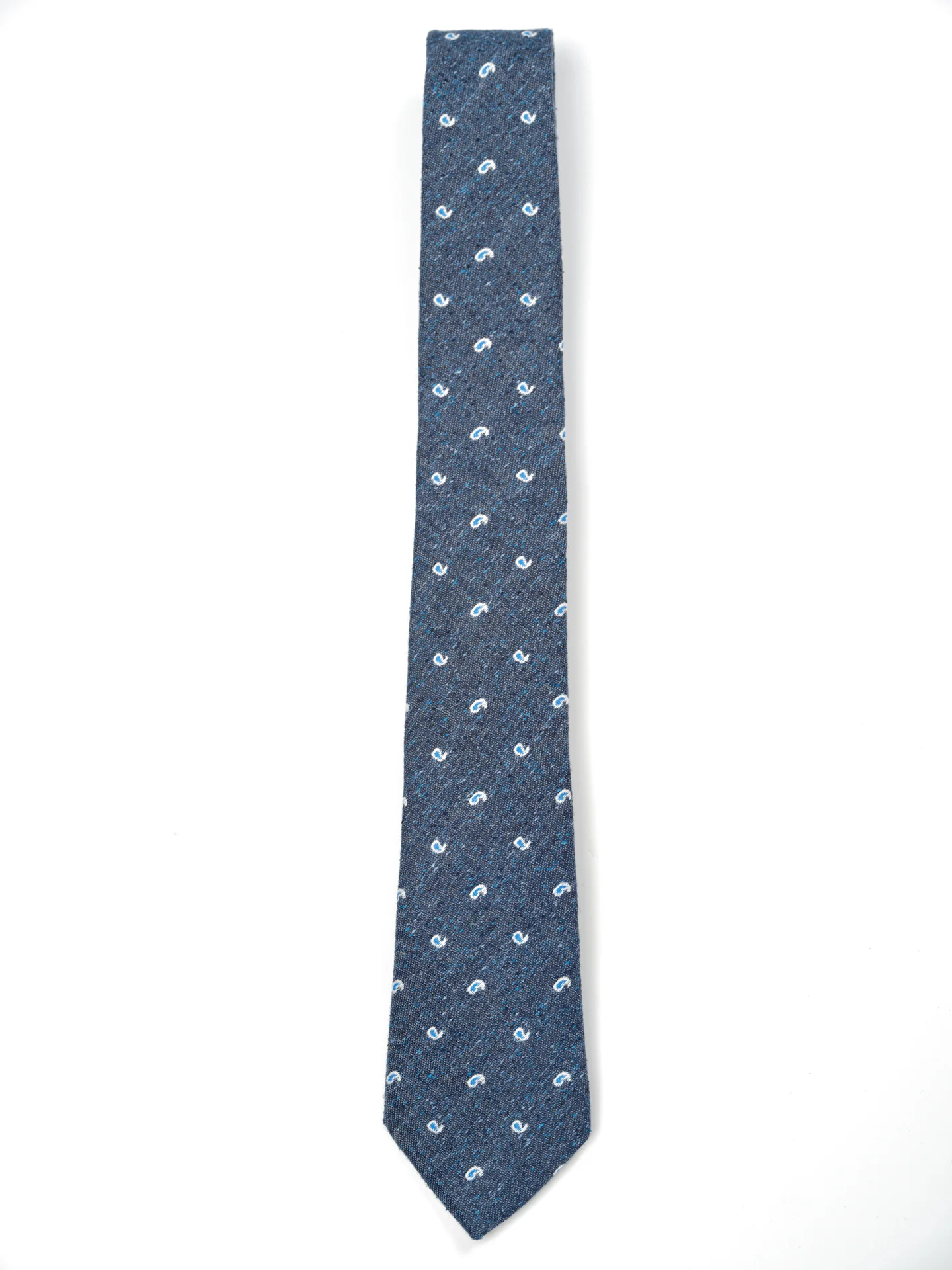 Cornucopia Pattern Tie 100% Silk 7cm - Image 4