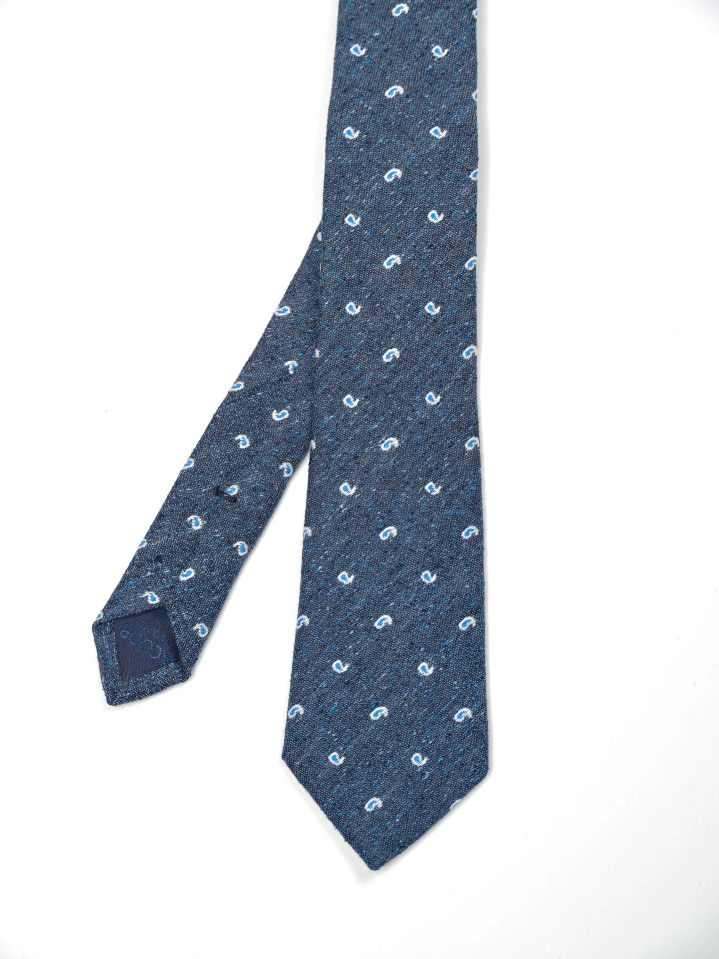 Cornucopia Pattern Tie 100% Silk 7cm - Image 5