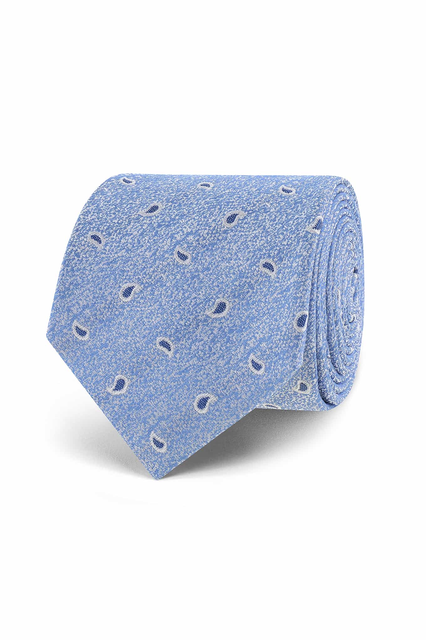 Cornucopia Pattern Tie 100% Silk 7cm