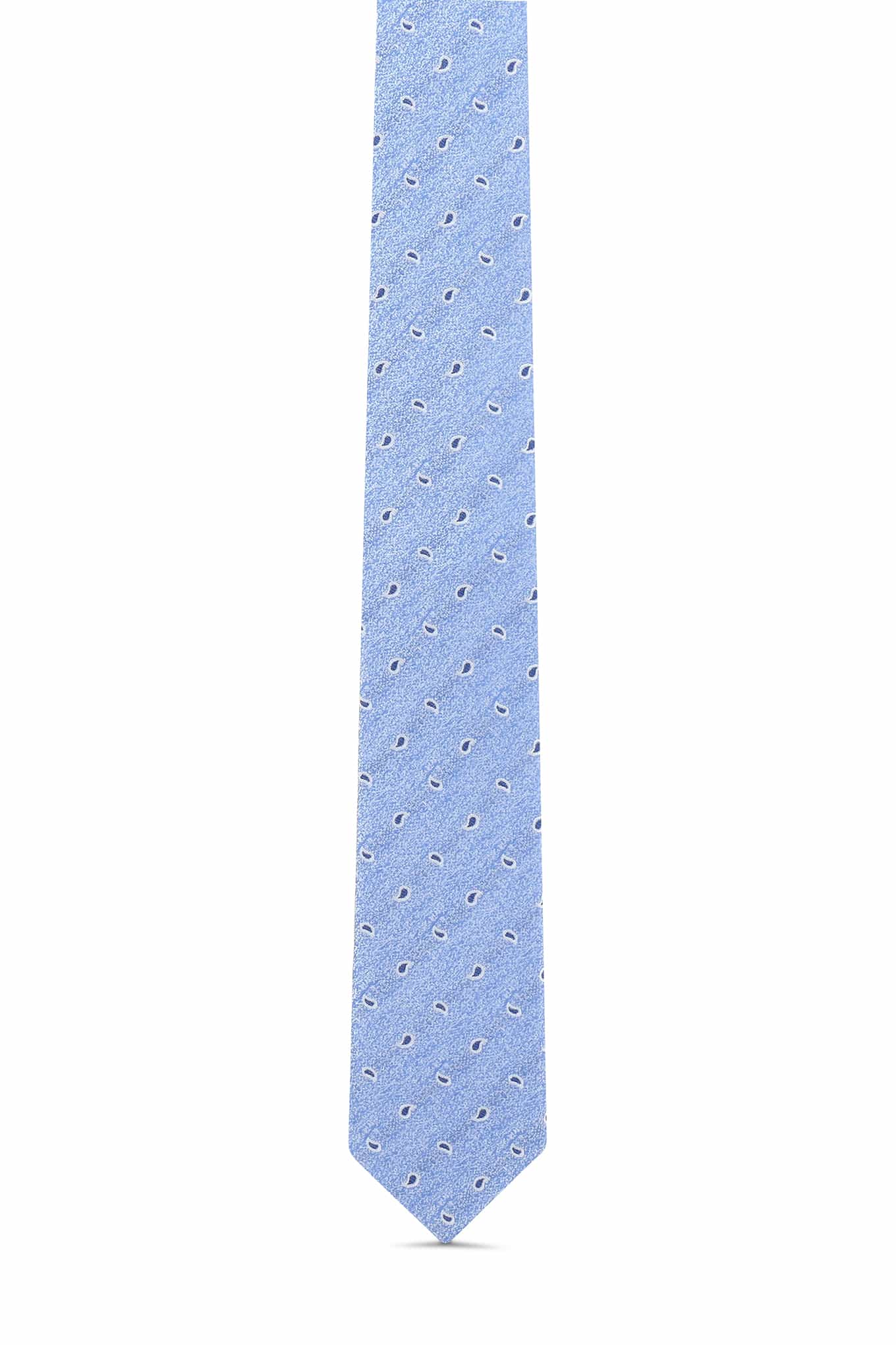 Cornucopia Pattern Tie 100% Silk 7cm - Image 2