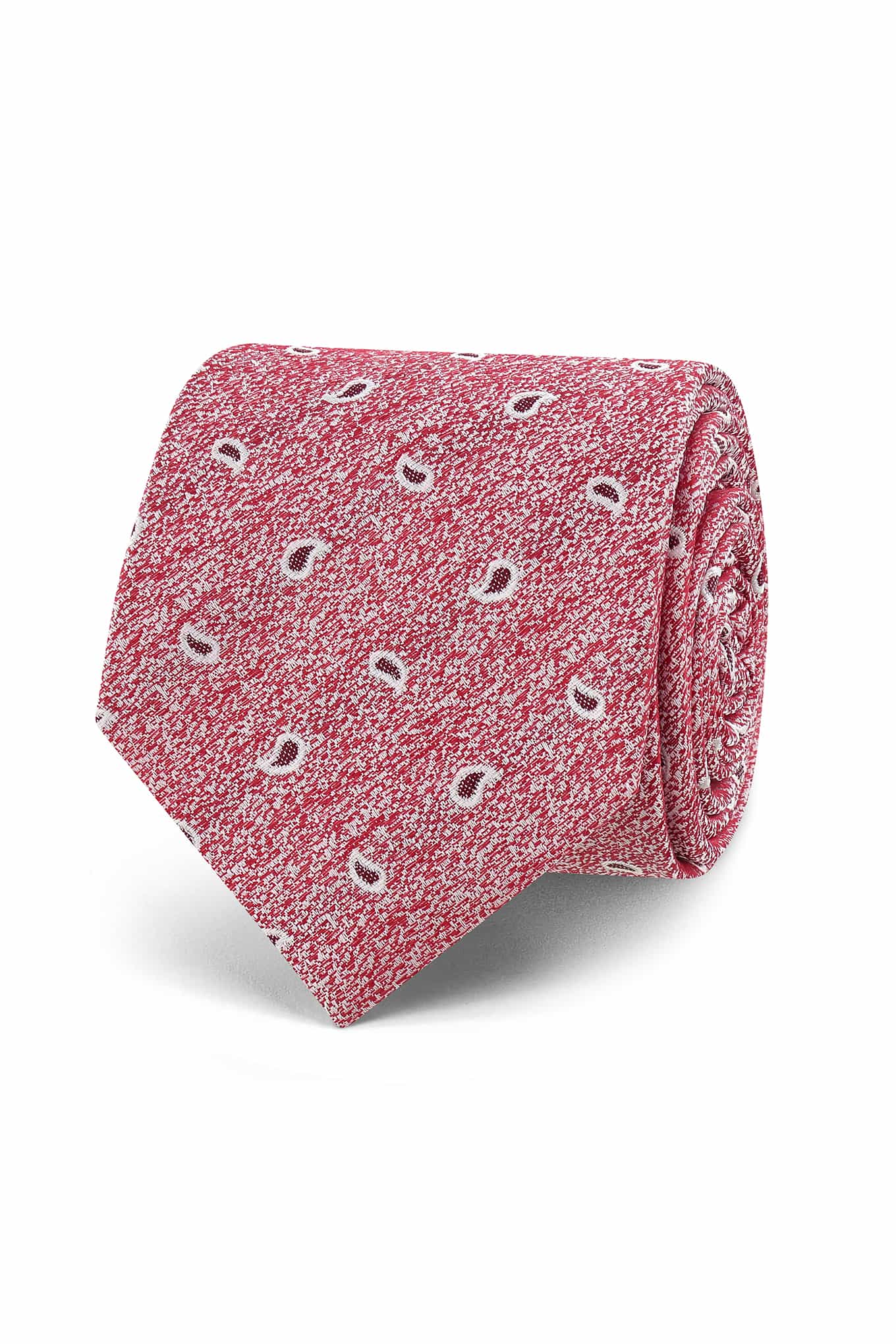 Cornucopia Pattern Tie 100% Silk 7cm - Image 7