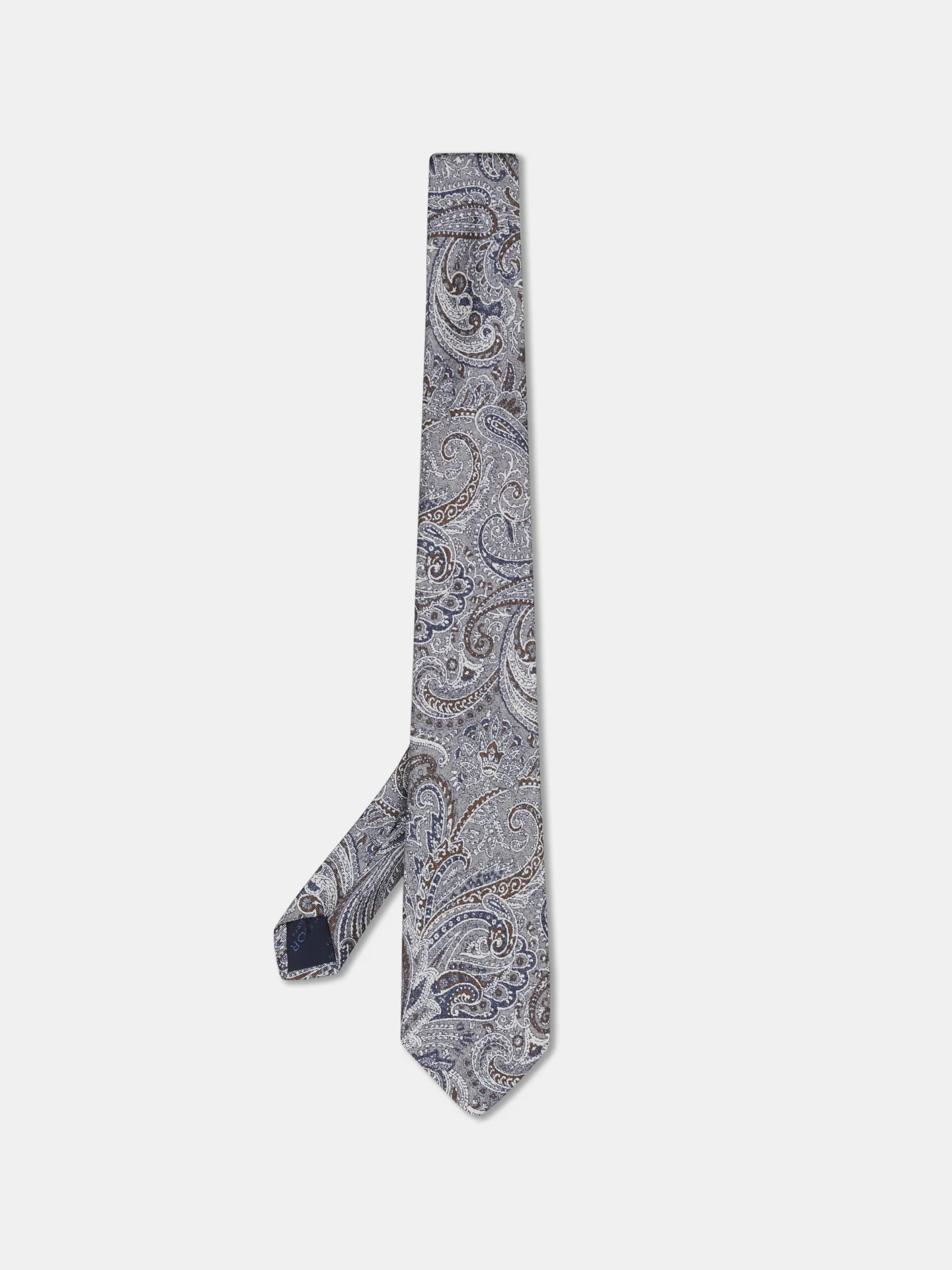 Cornucopia Pattern Tie 100% Silk 8cm - Image 5