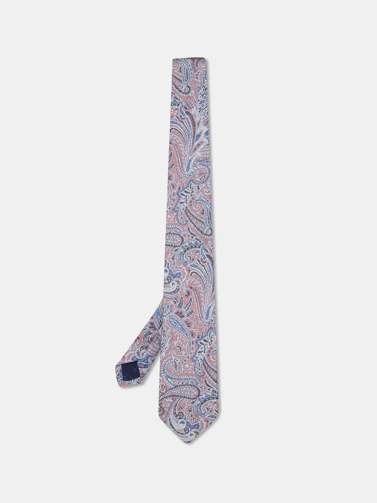 Cornucopia Pattern Tie 100% Silk 8cm - Image 7
