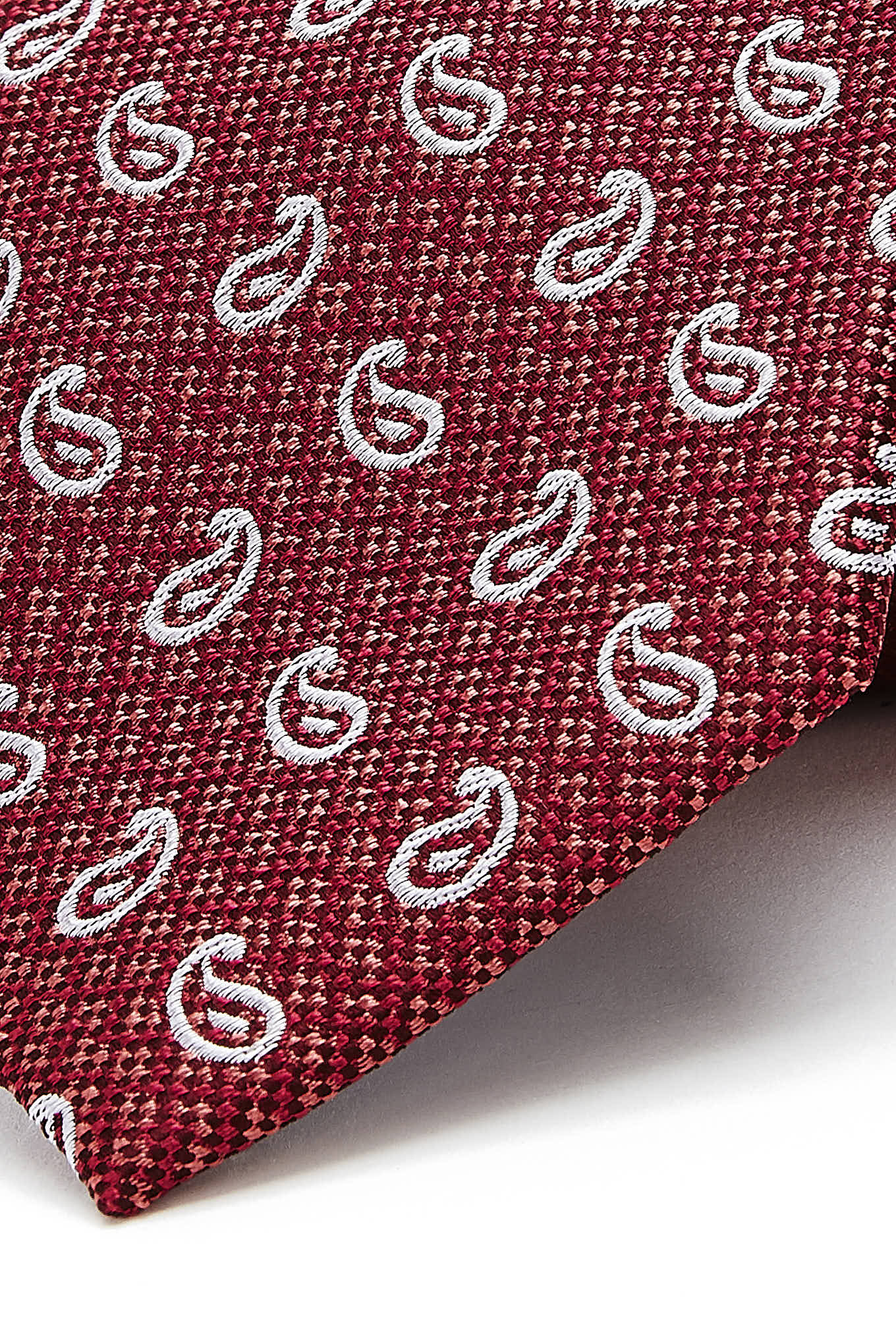 Cornucopia Pattern Tie 100% Silk 8cm - Image 8