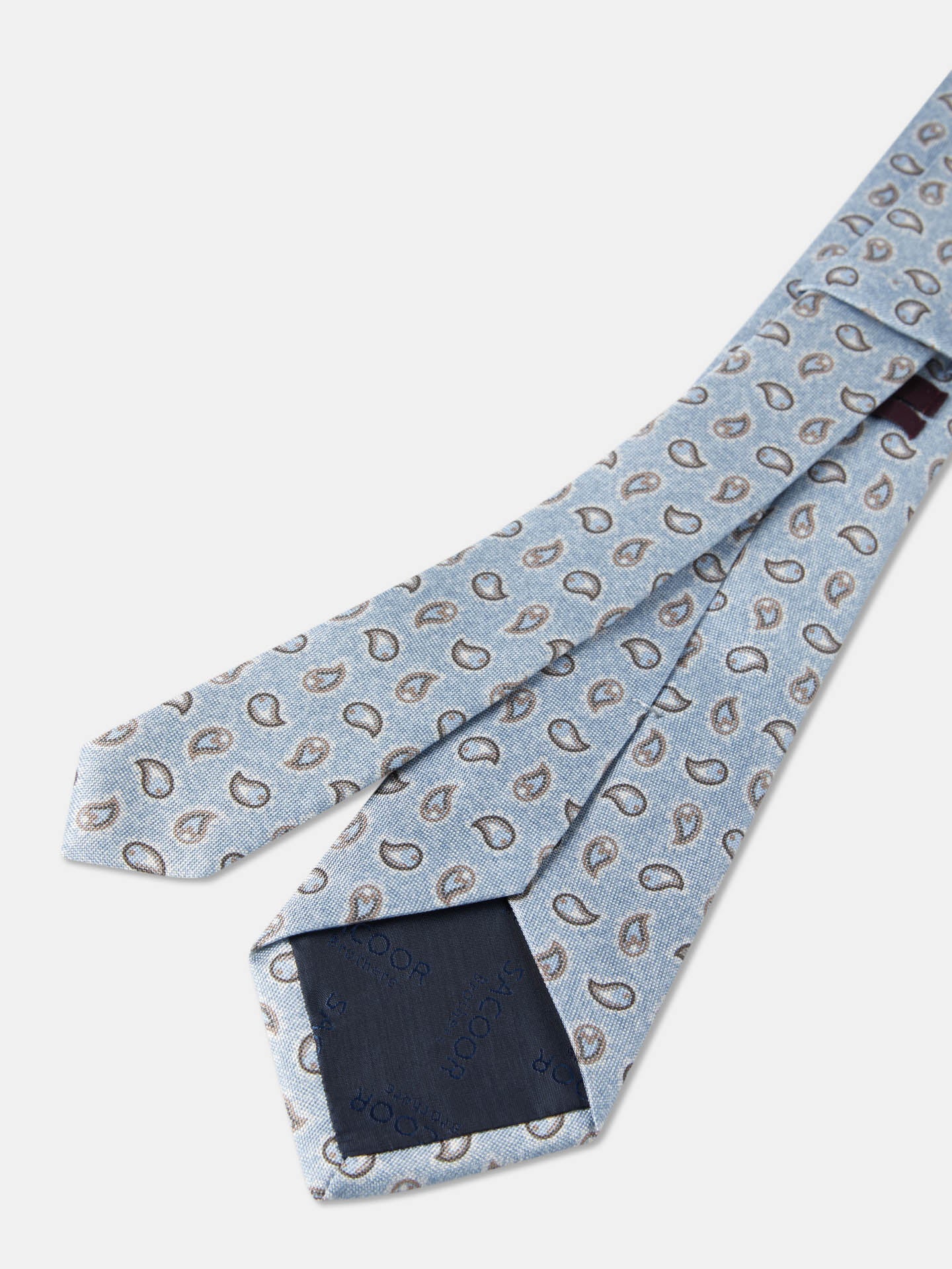 Cornucopia Pattern Tie 100% Silk 8cm - Image 10