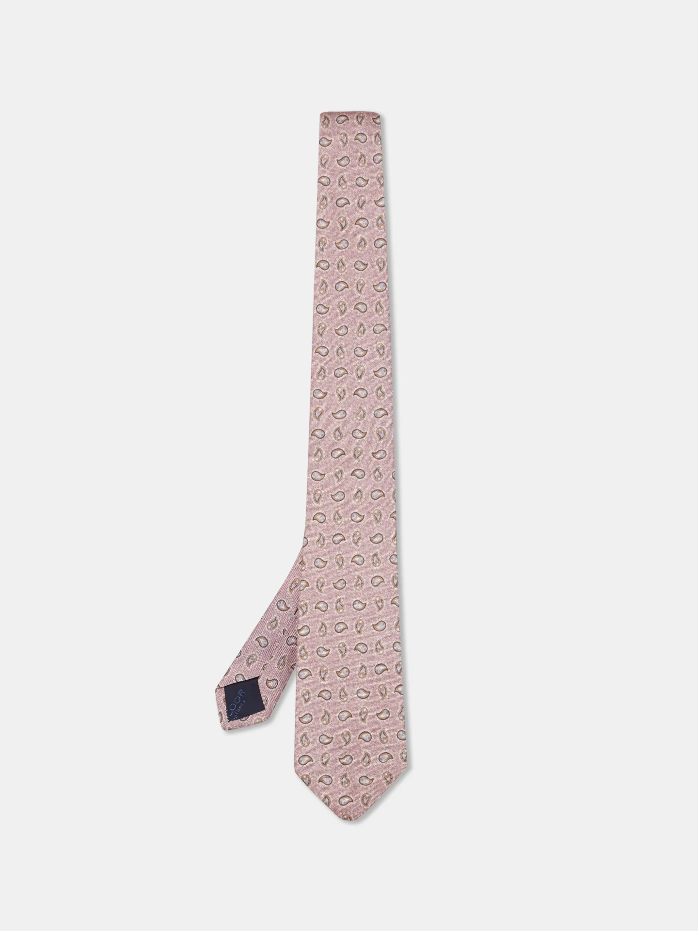 Cornucopia Pattern Tie 100% Silk 8cm - Image 11