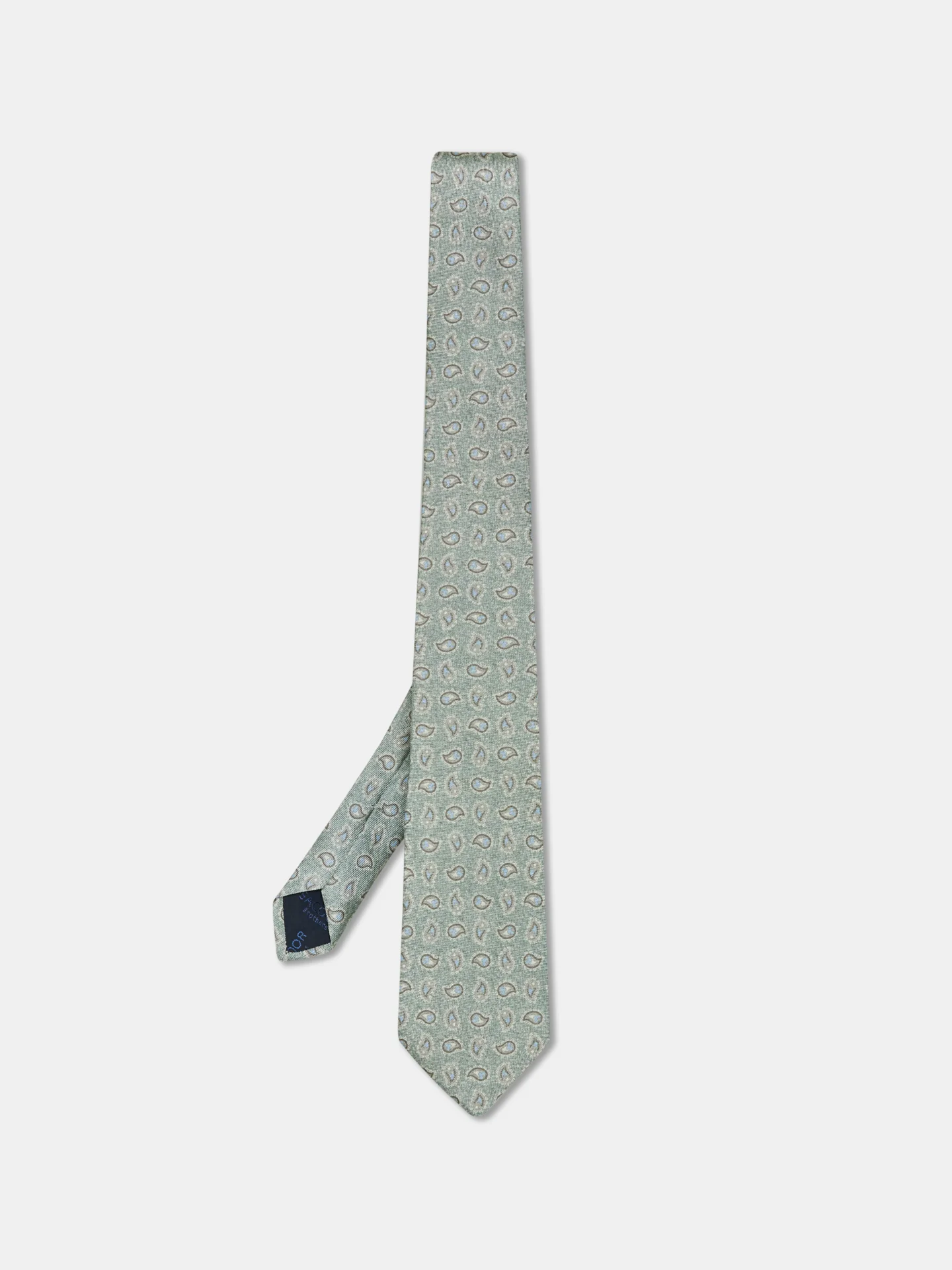 Cornucopia Pattern Tie 100% Silk 8cm - Image 5