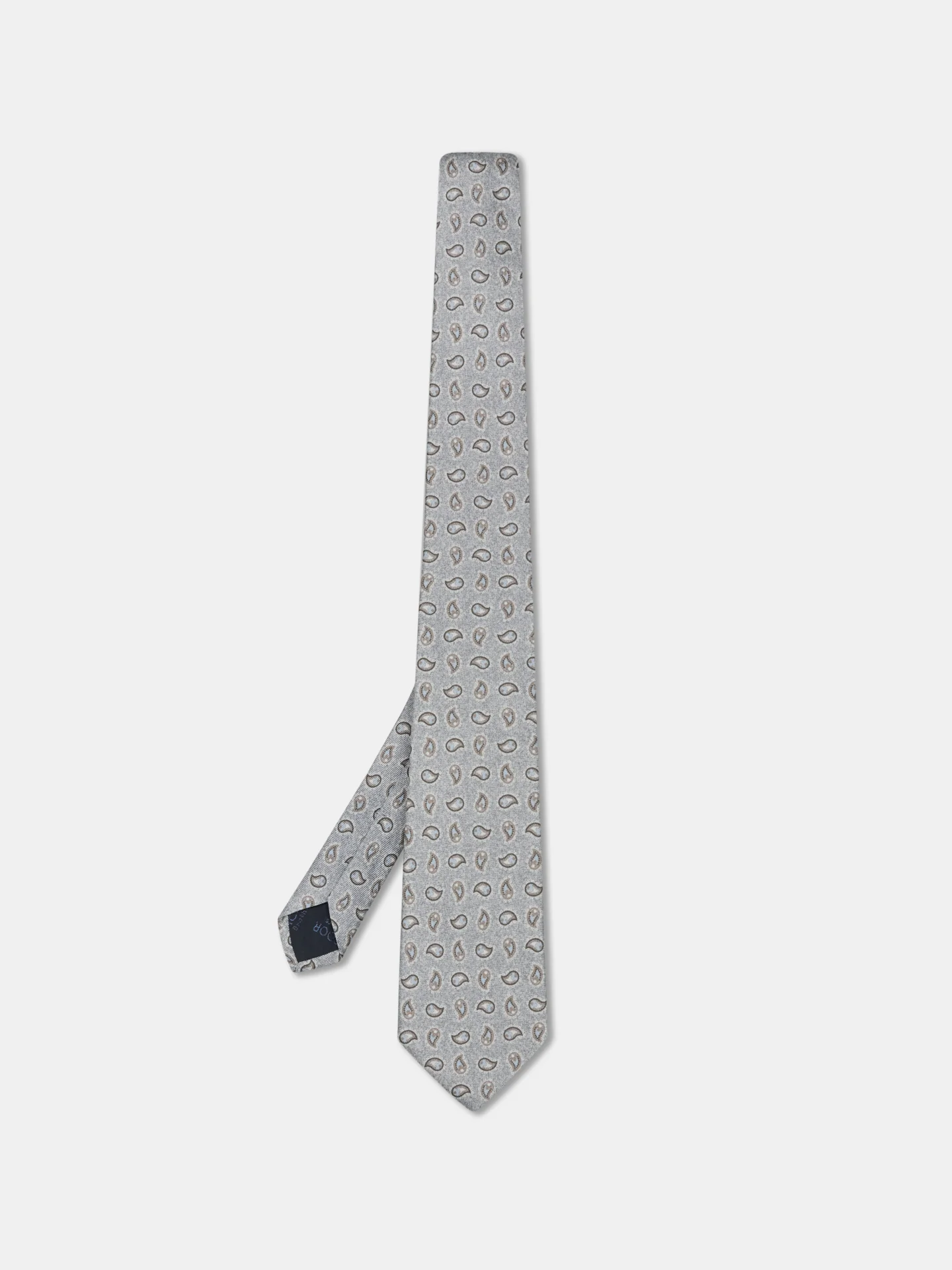 Cornucopia Pattern Tie 100% Silk 8cm - Image 7