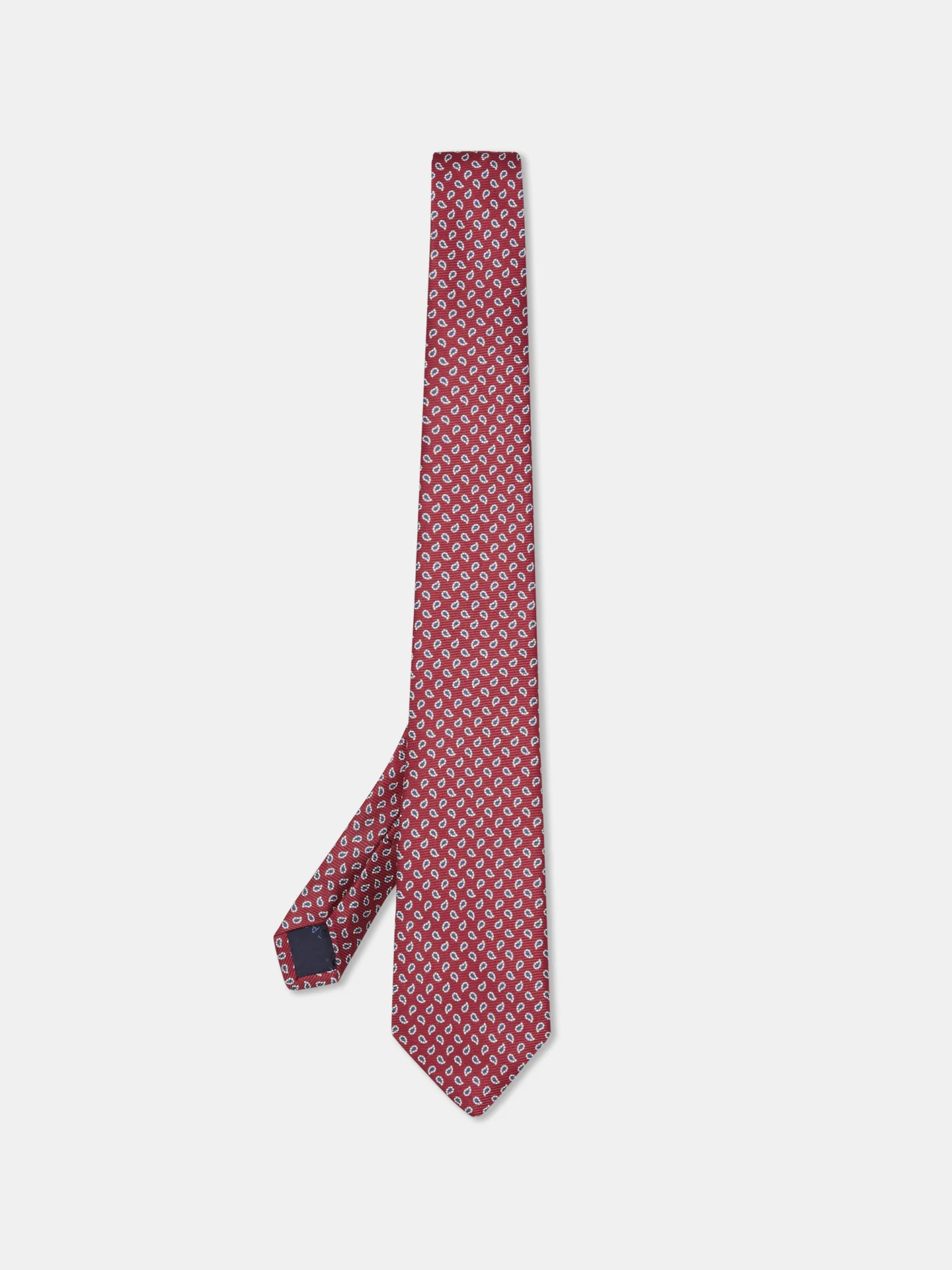 Cornucopia Pattern Tie 100% Silk 8cm - Image 3