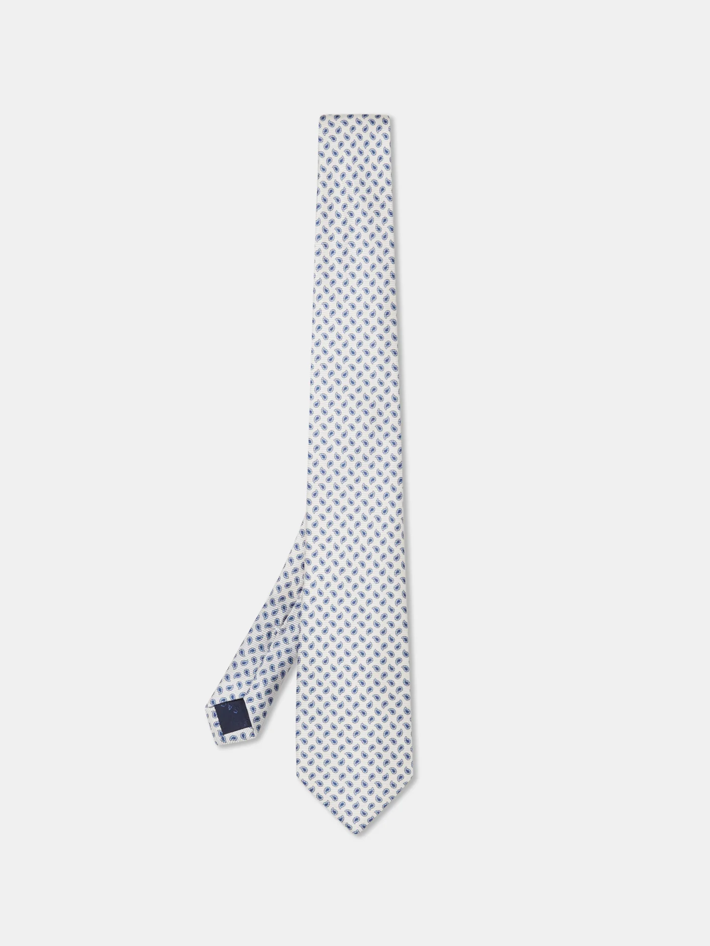Cornucopia Pattern Tie 100% Silk 8cm - Image 5