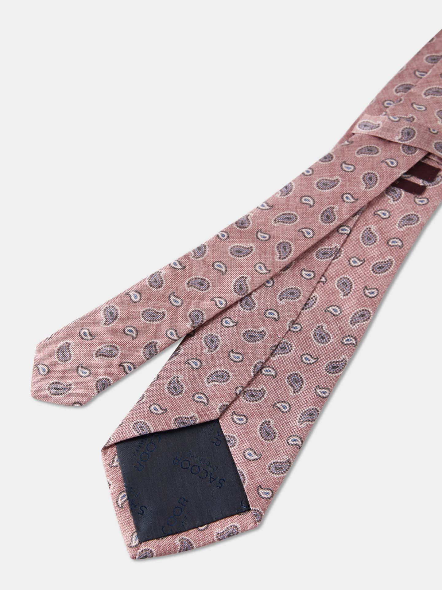 Cornucopia Pattern Tie 100% Silk 8cm - Image 10