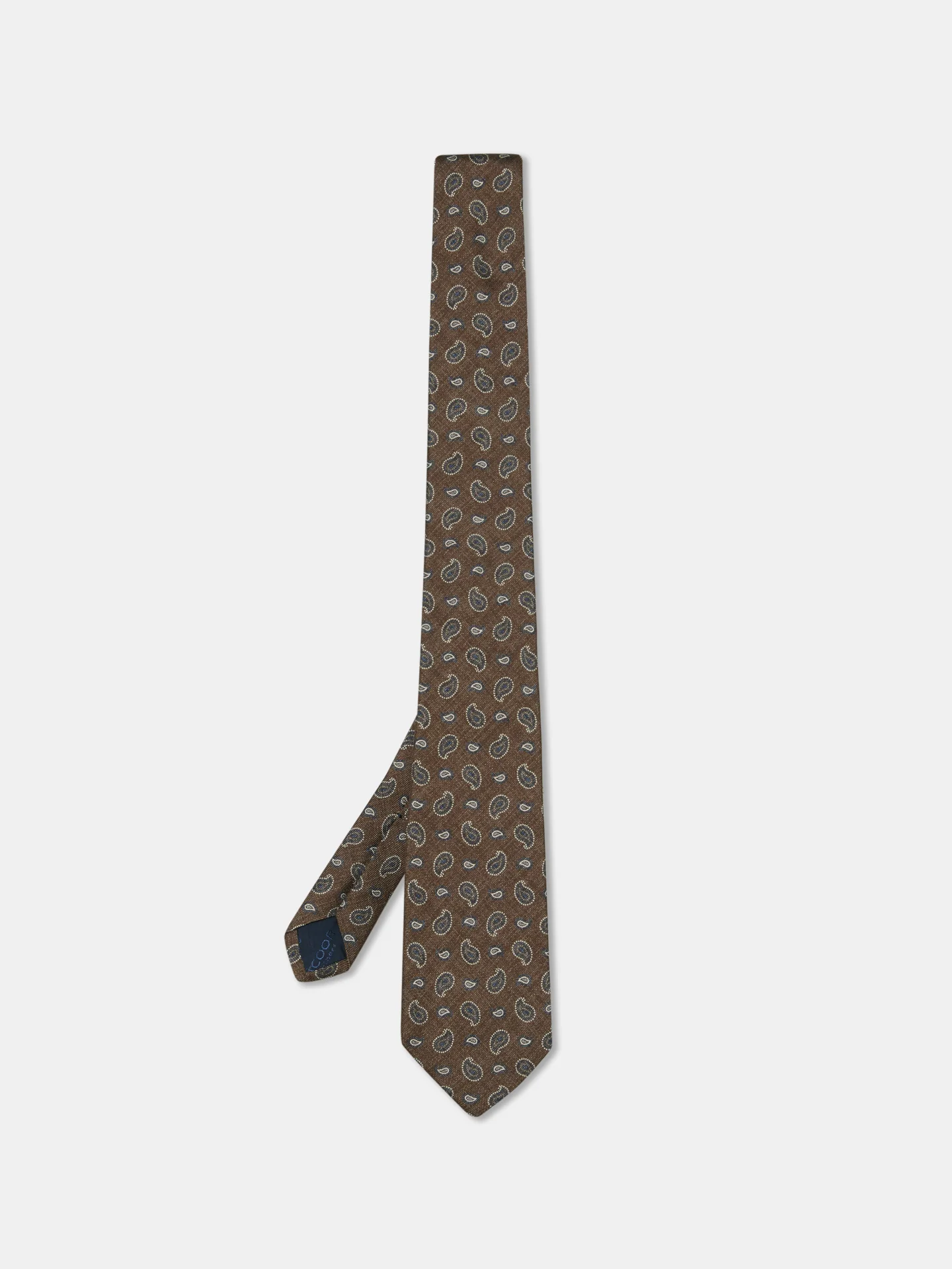 Cornucopia Pattern Tie 100% Silk 8cm - Image 3