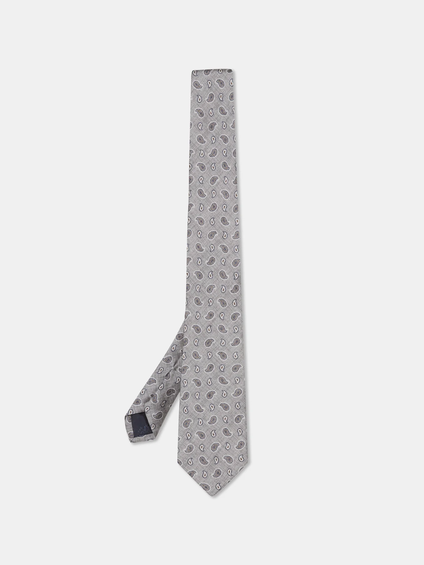 Cornucopia Pattern Tie 100% Silk 8cm - Image 7