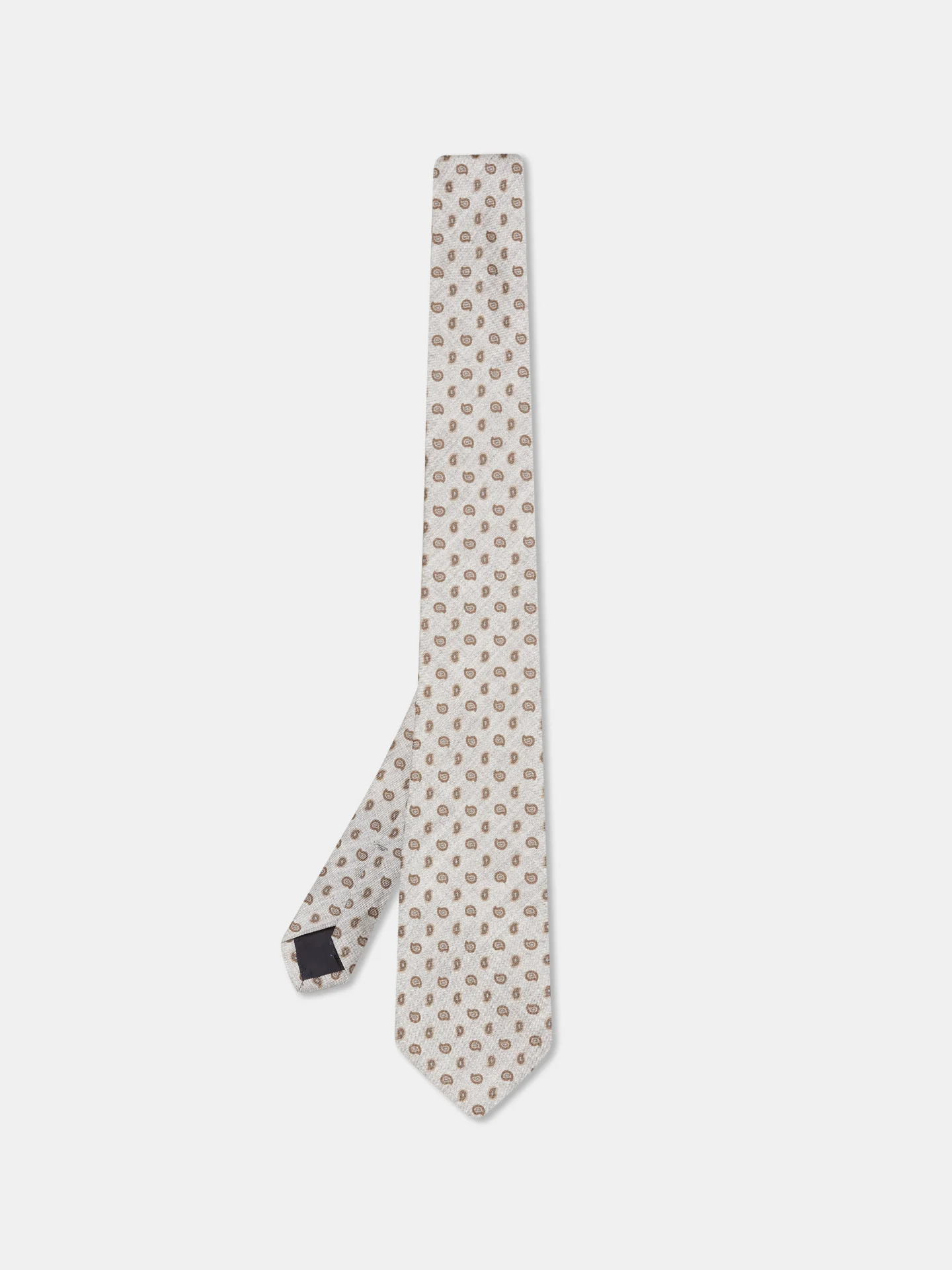 Cornucopia Pattern Tie 100% Silk 8cm - Image 5