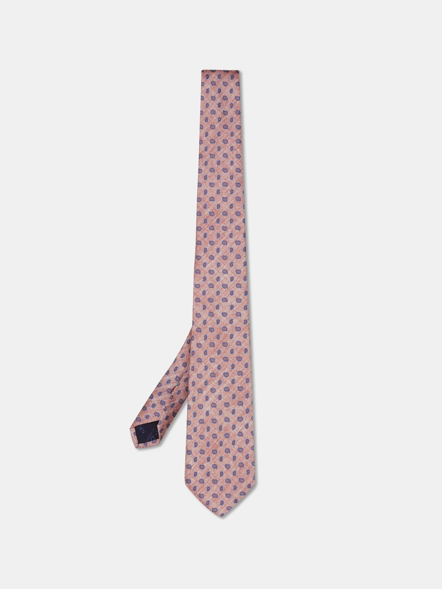 Cornucopia Pattern Tie 100% Silk 8cm - Image 7