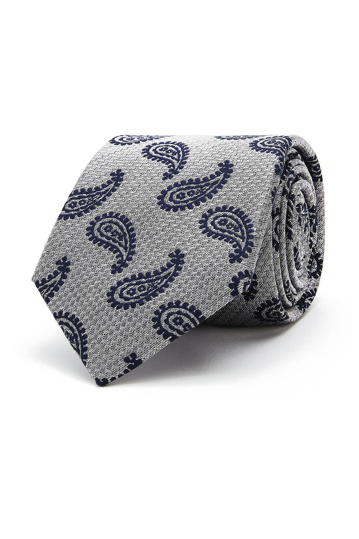 Cornucopia Pattern Tie 100% Silk 8cm - Image 3