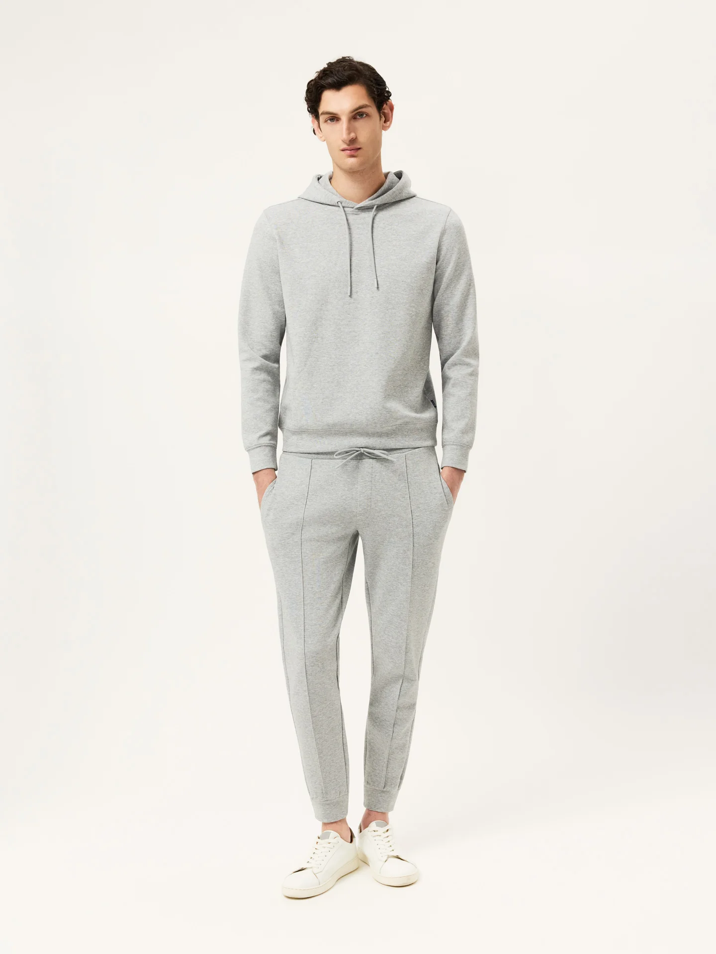 Cotton Fleece Jogger With Ribbed Waistband - Image 4