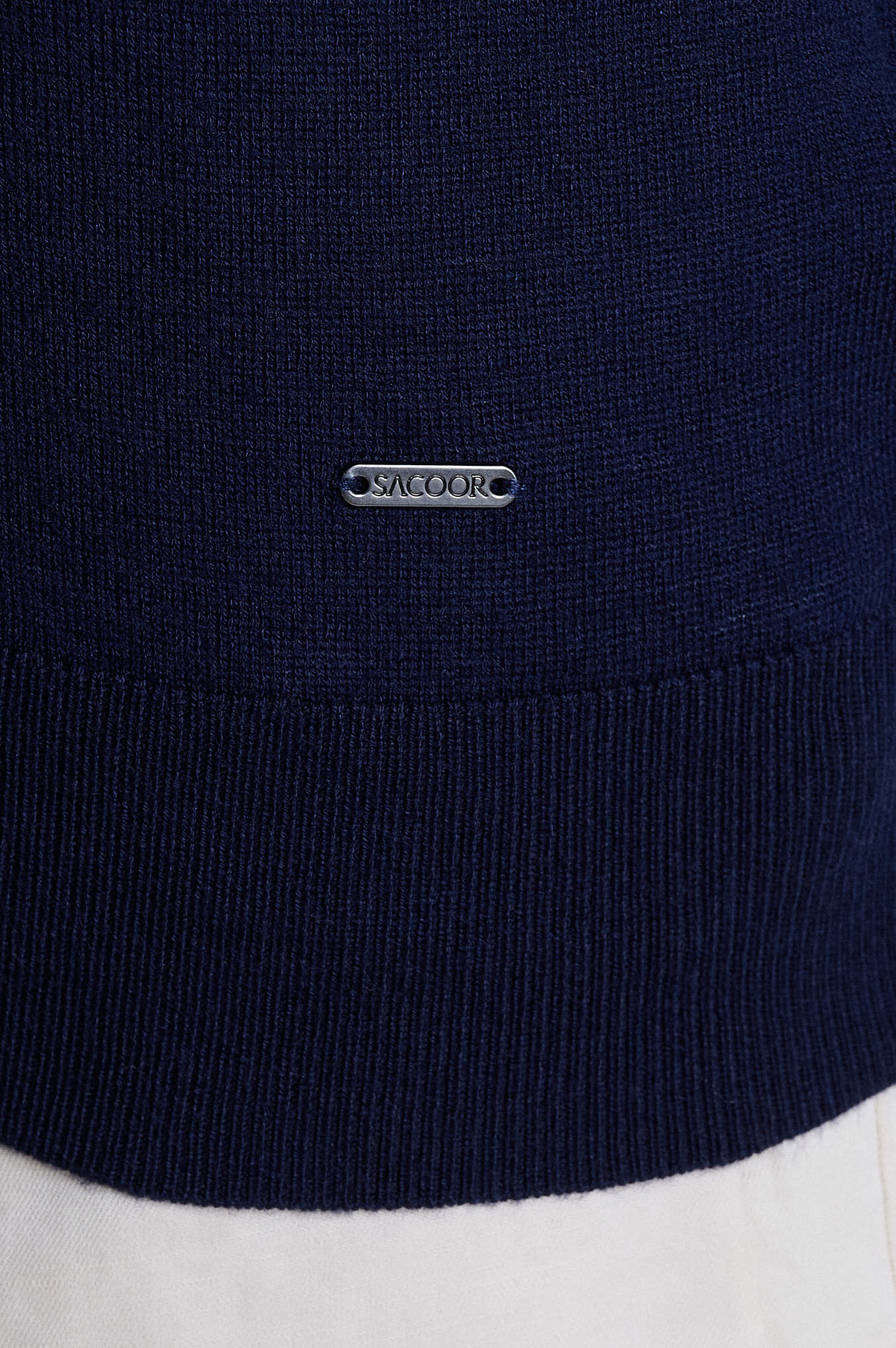 Crew neck cotton silk sweater - Image 14