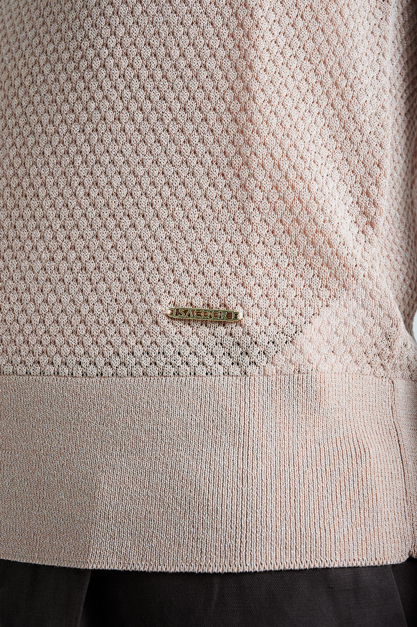 Crew neck sweater with lurex - Image 5