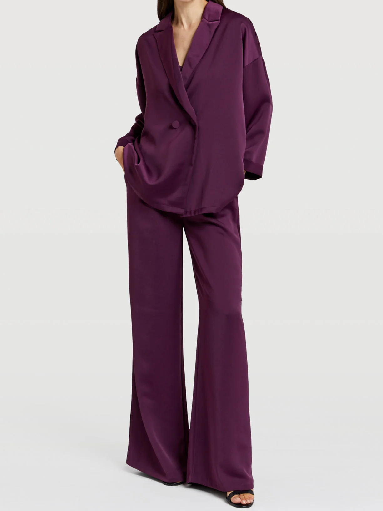 Deconstructed blazer style