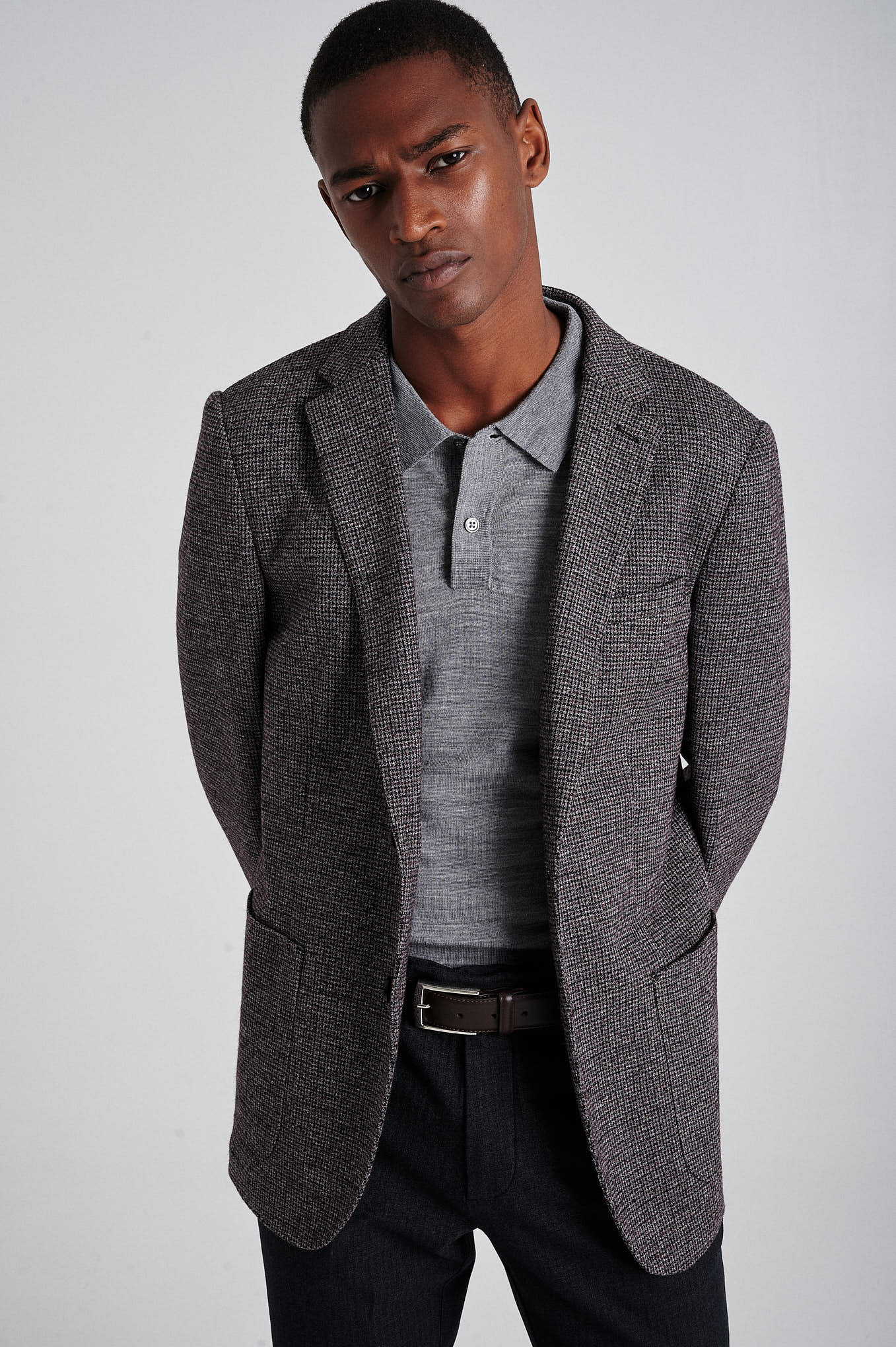 Deconstructed Comfy Jersey Blazer - Image 2