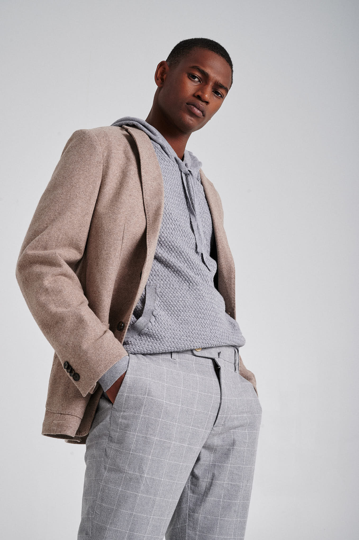 Deconstructed Comfy Jersey Blazer - Image 3