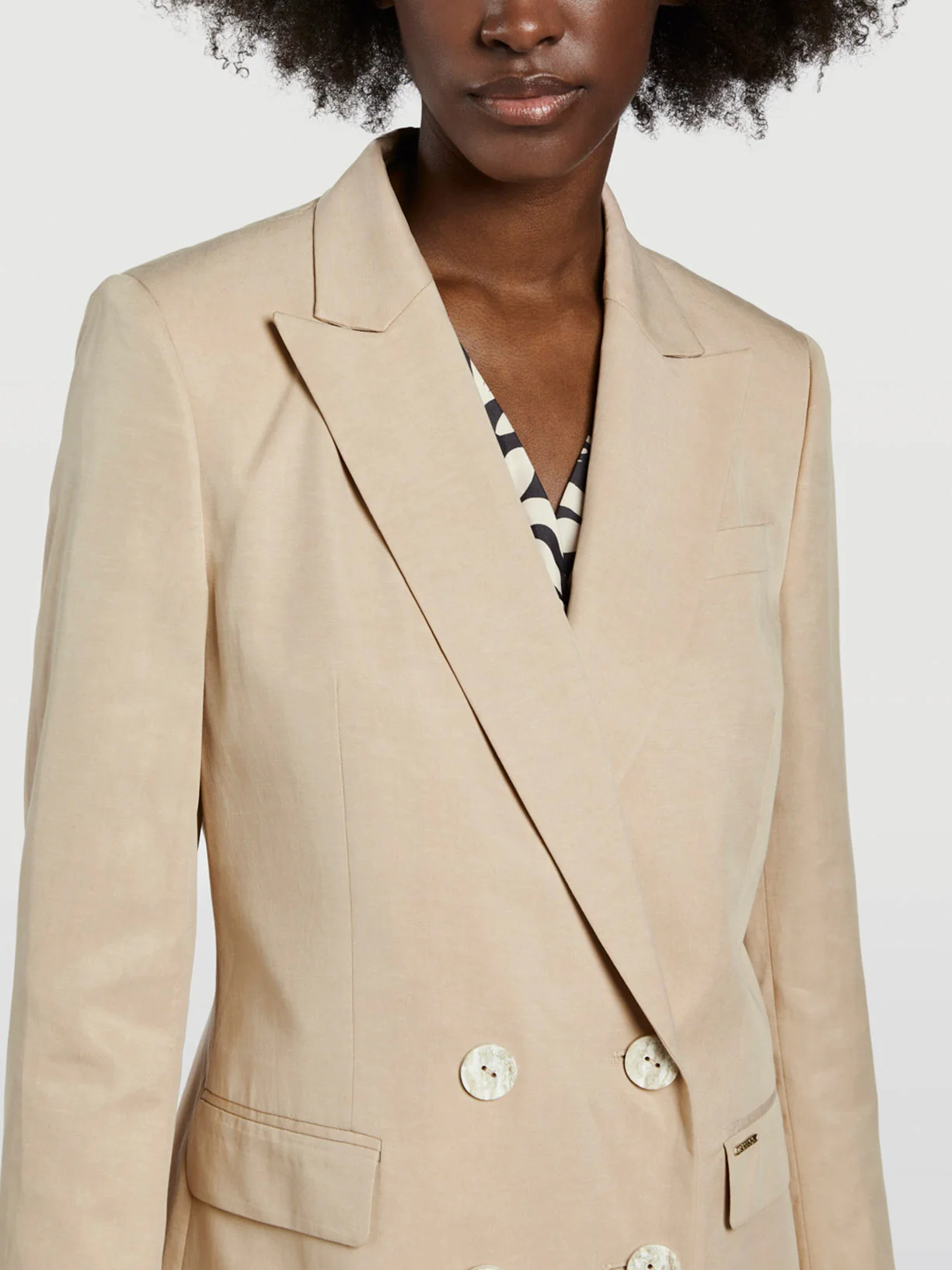 Double-Breasted Suit Blazer - Image 2